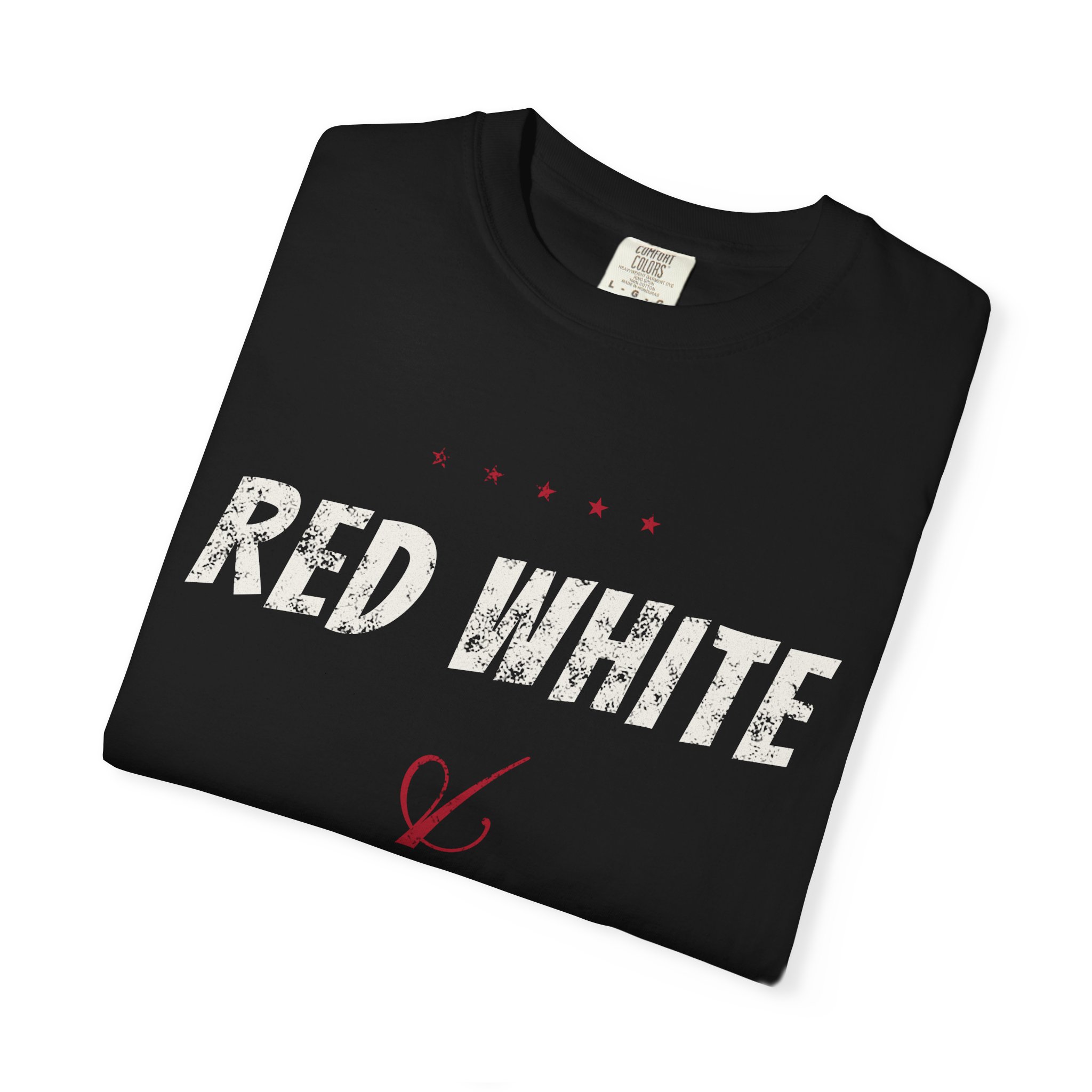 Red White and Brew Comfort Colors Tee - Image 4
