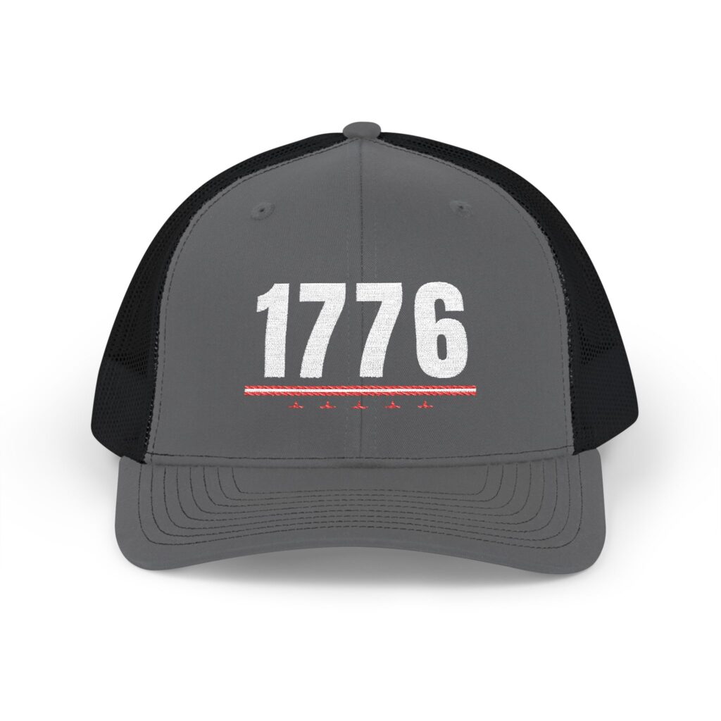1776 Embroidered Richardson 112 Trucker Hat