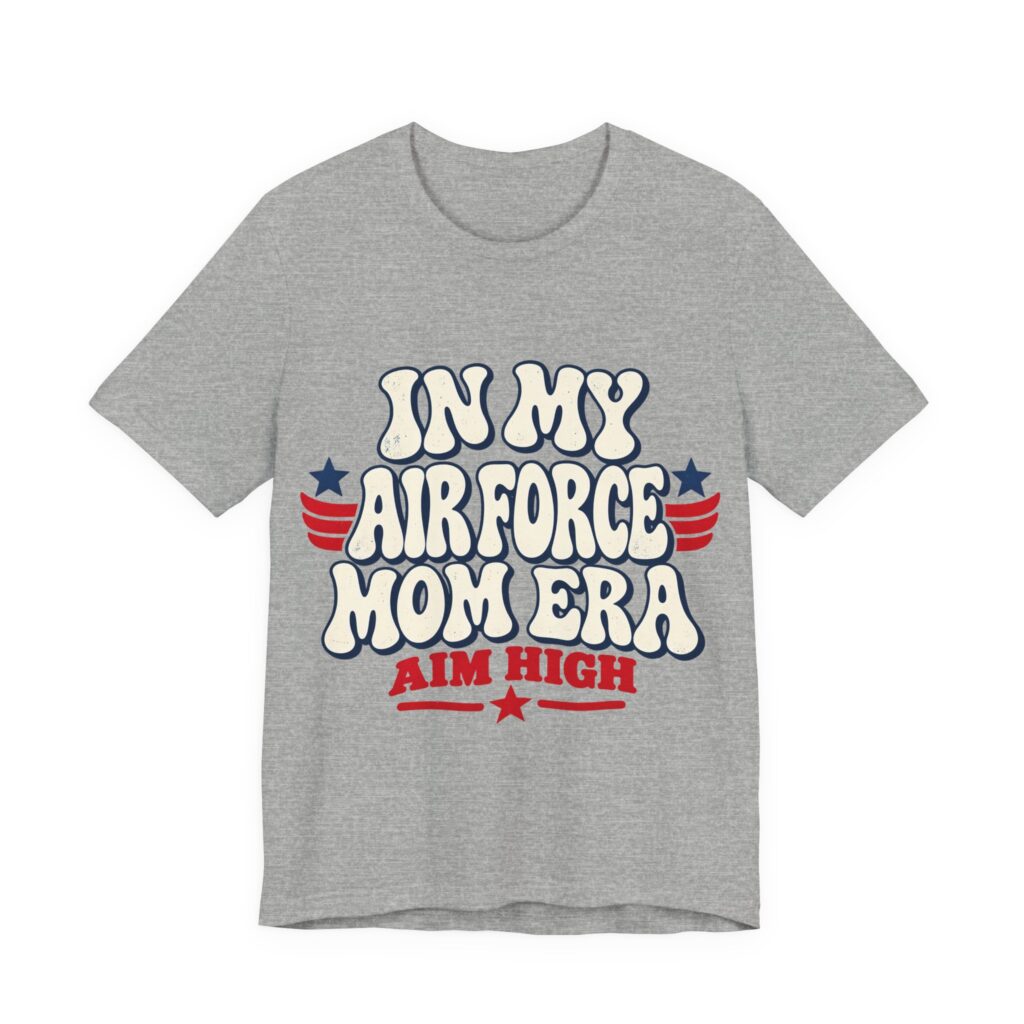 In My Air Force Mom Era Soft Cotton Tee