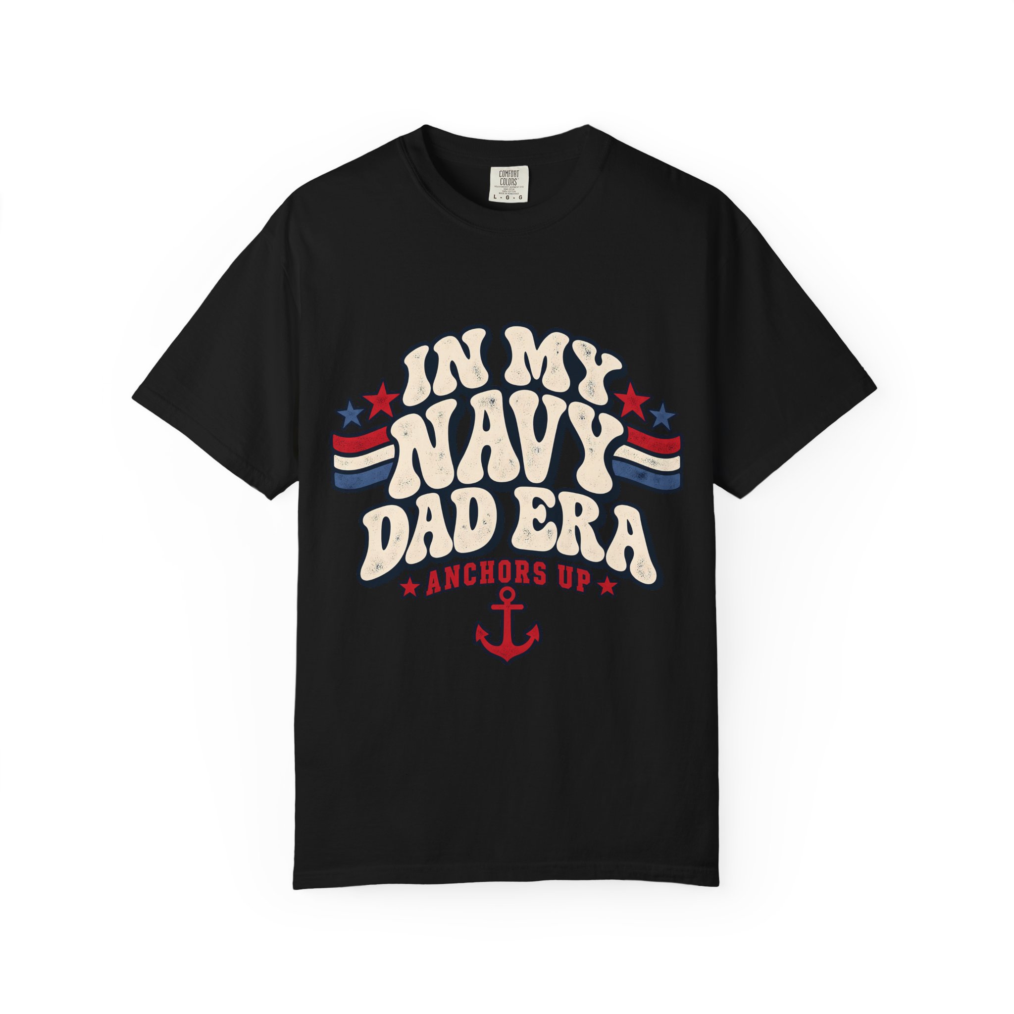 In My Navy Dad Era Comfort Colors Tee - Image 5