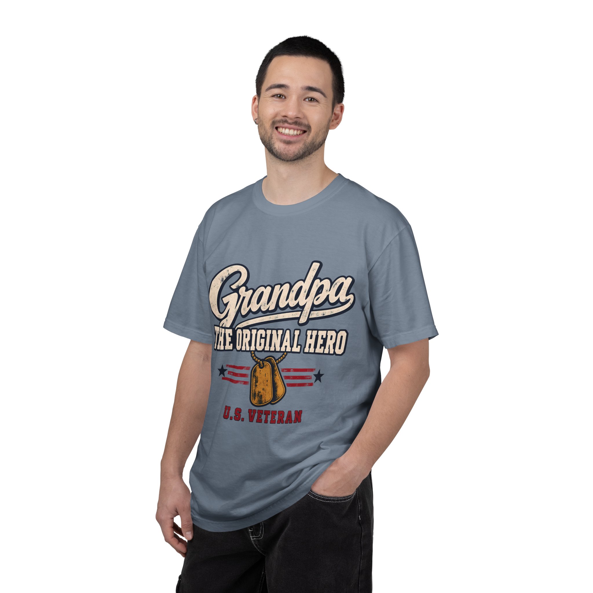 Grandpa, The Original Hero Comfort Colors Tee - Image 2