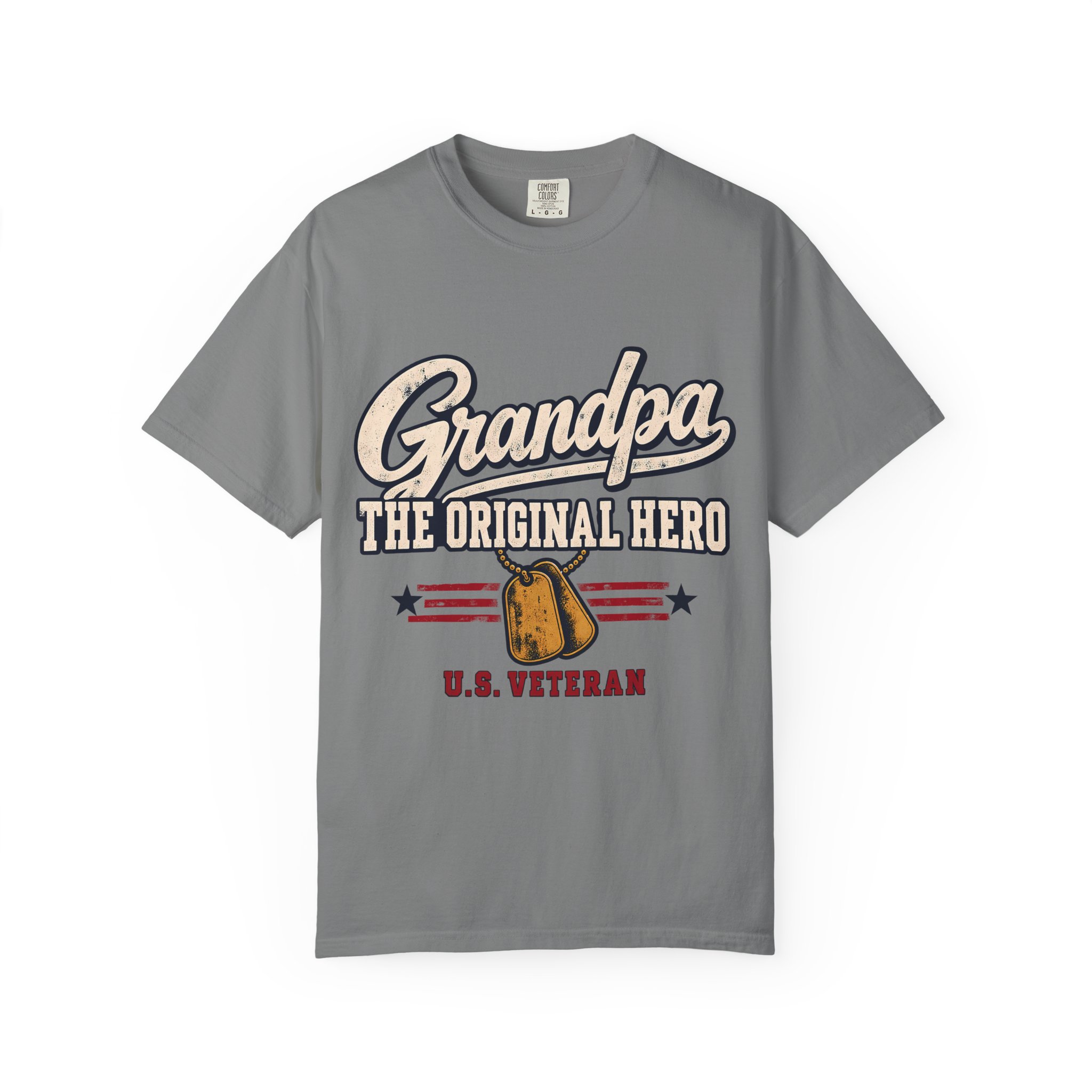 Grandpa, The Original Hero Comfort Colors Tee - Image 11