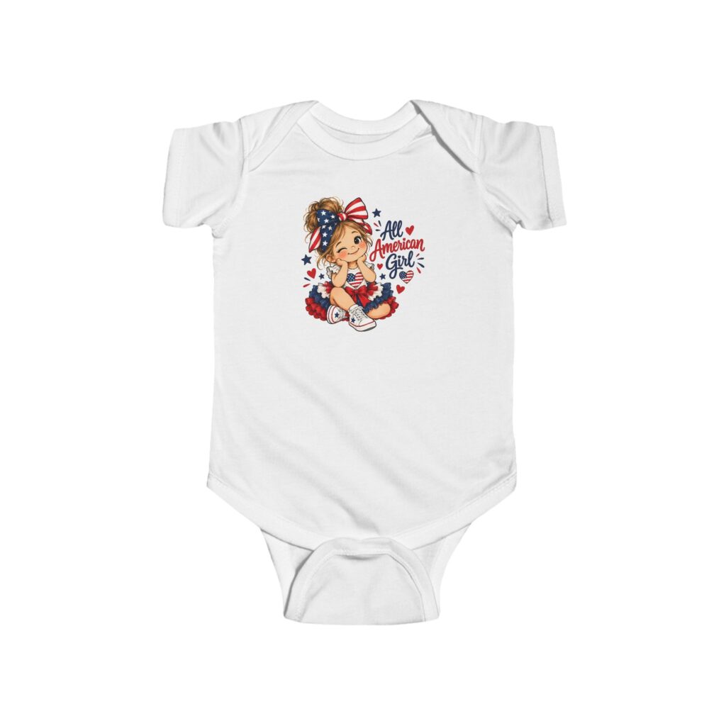 All American Girl Baby Bodysuit