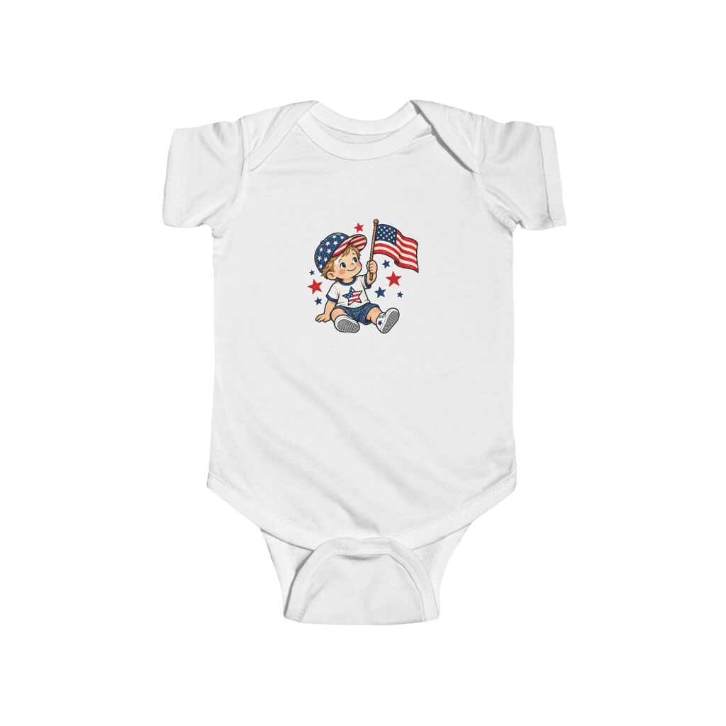 Little Patriot Baby Bodysuit