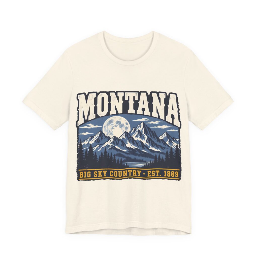 Montana Big Sky Country Soft Cotton Tee