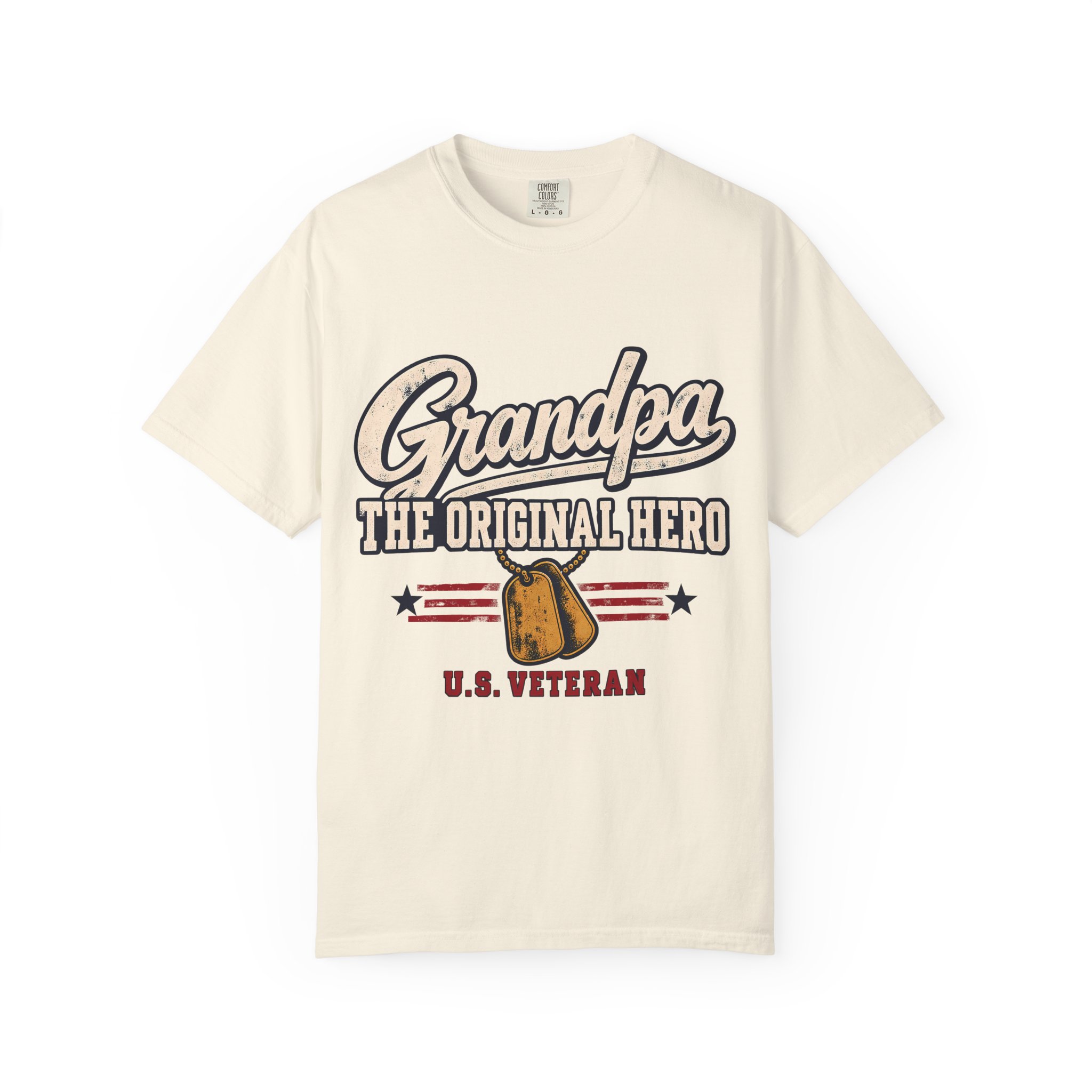 Grandpa, The Original Hero Comfort Colors Tee - Image 9
