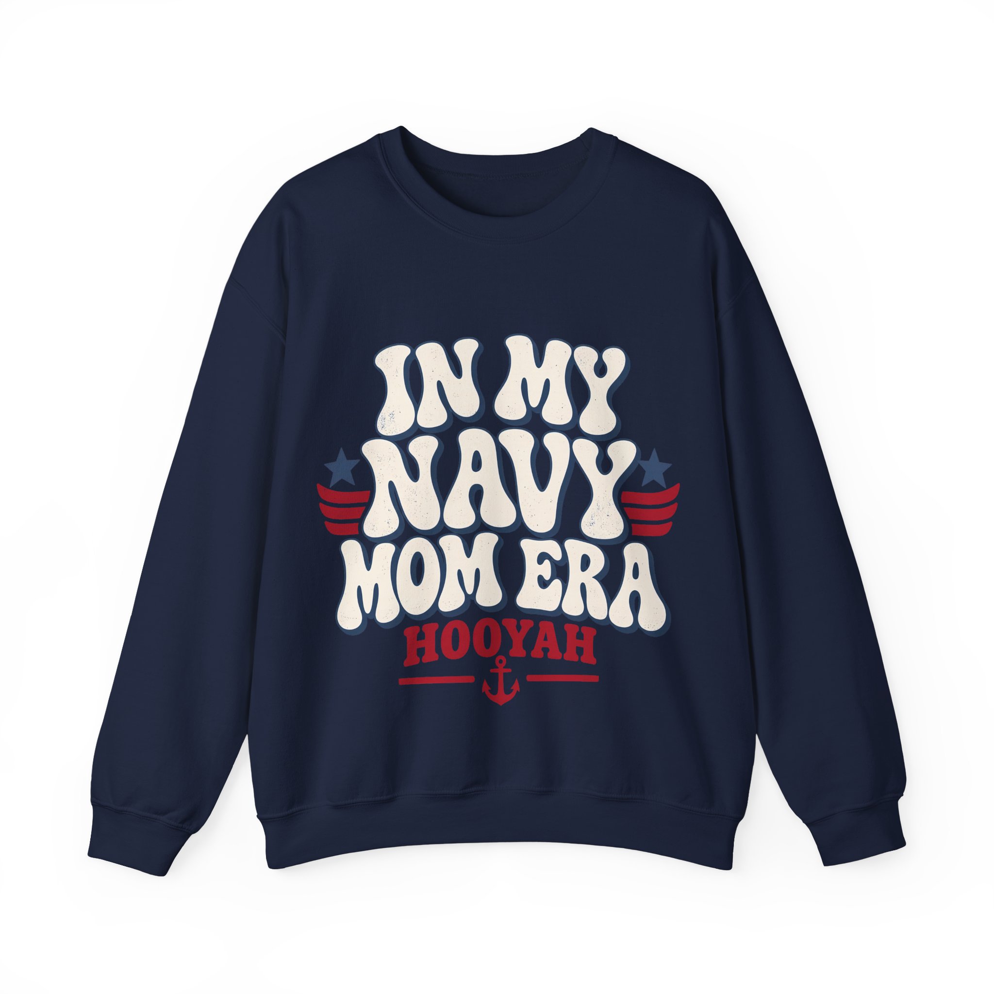 In My Navy Mom Era Crewneck Sweatshirt