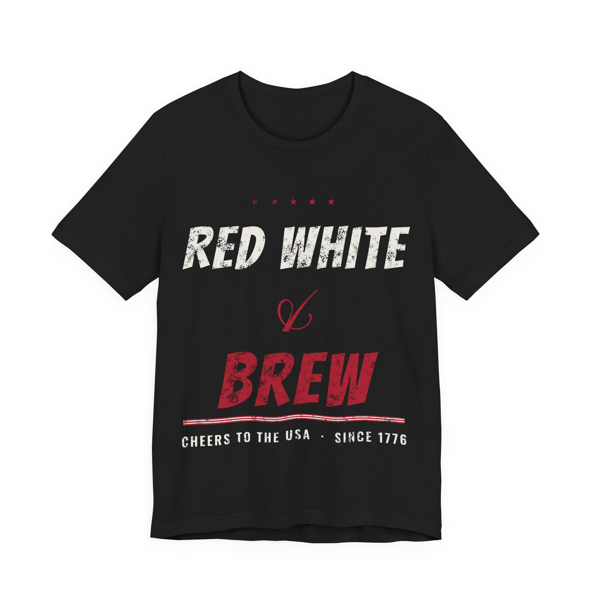 Red White and Brew Soft Cotton Tee