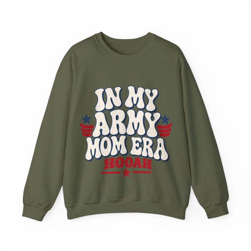 In My Army Mom Era Crewneck Sweatshirt