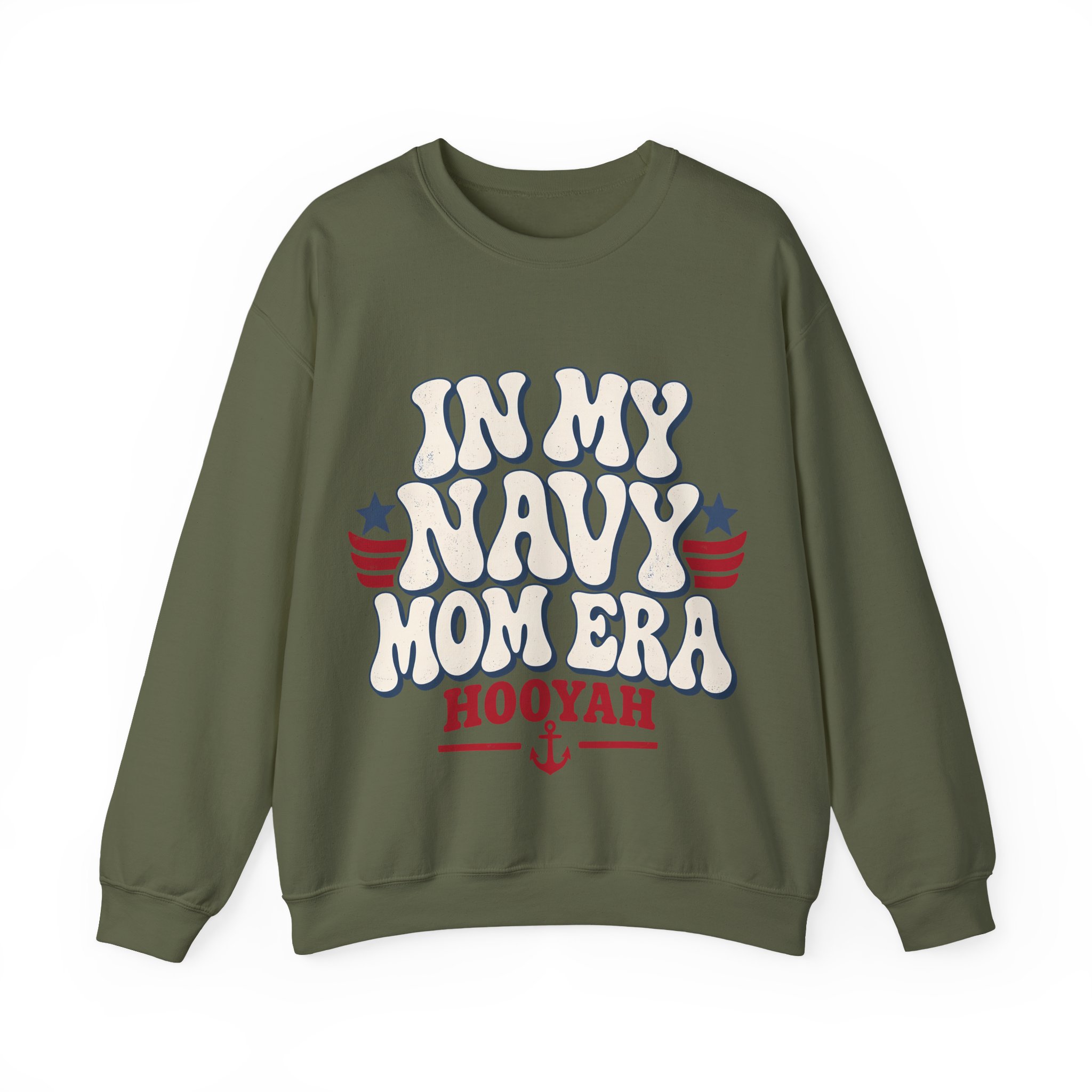 In My Navy Mom Era Crewneck Sweatshirt - Image 7