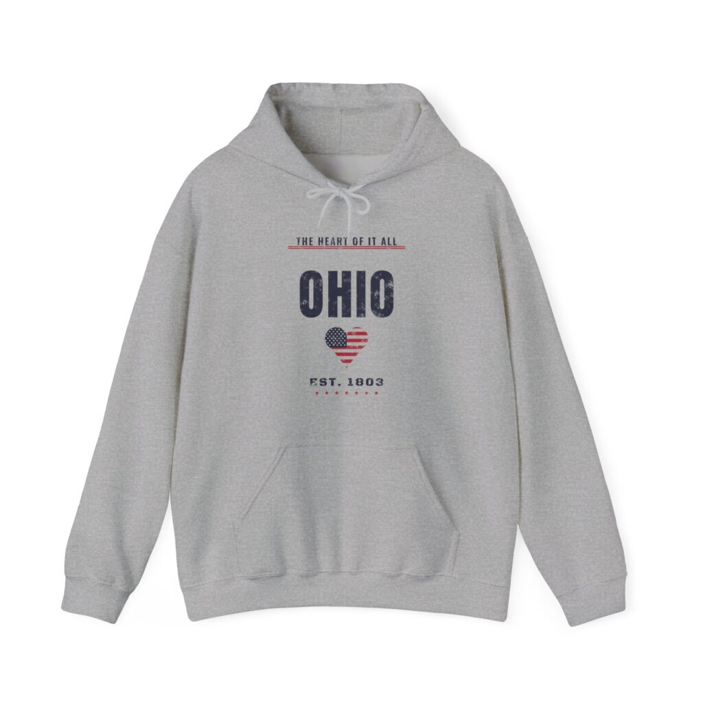 Ohio Heart of It All Hoodie