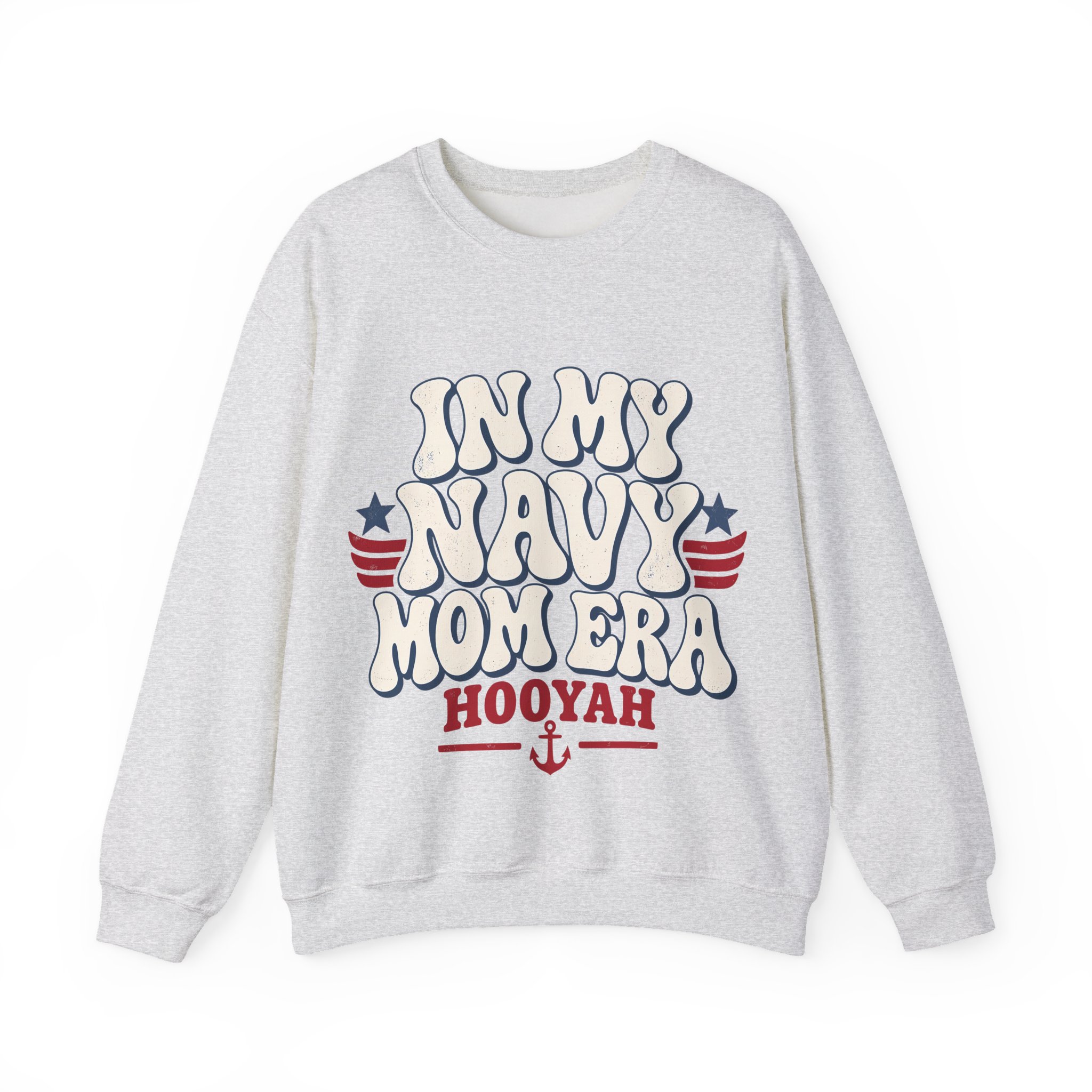 In My Navy Mom Era Crewneck Sweatshirt - Image 11