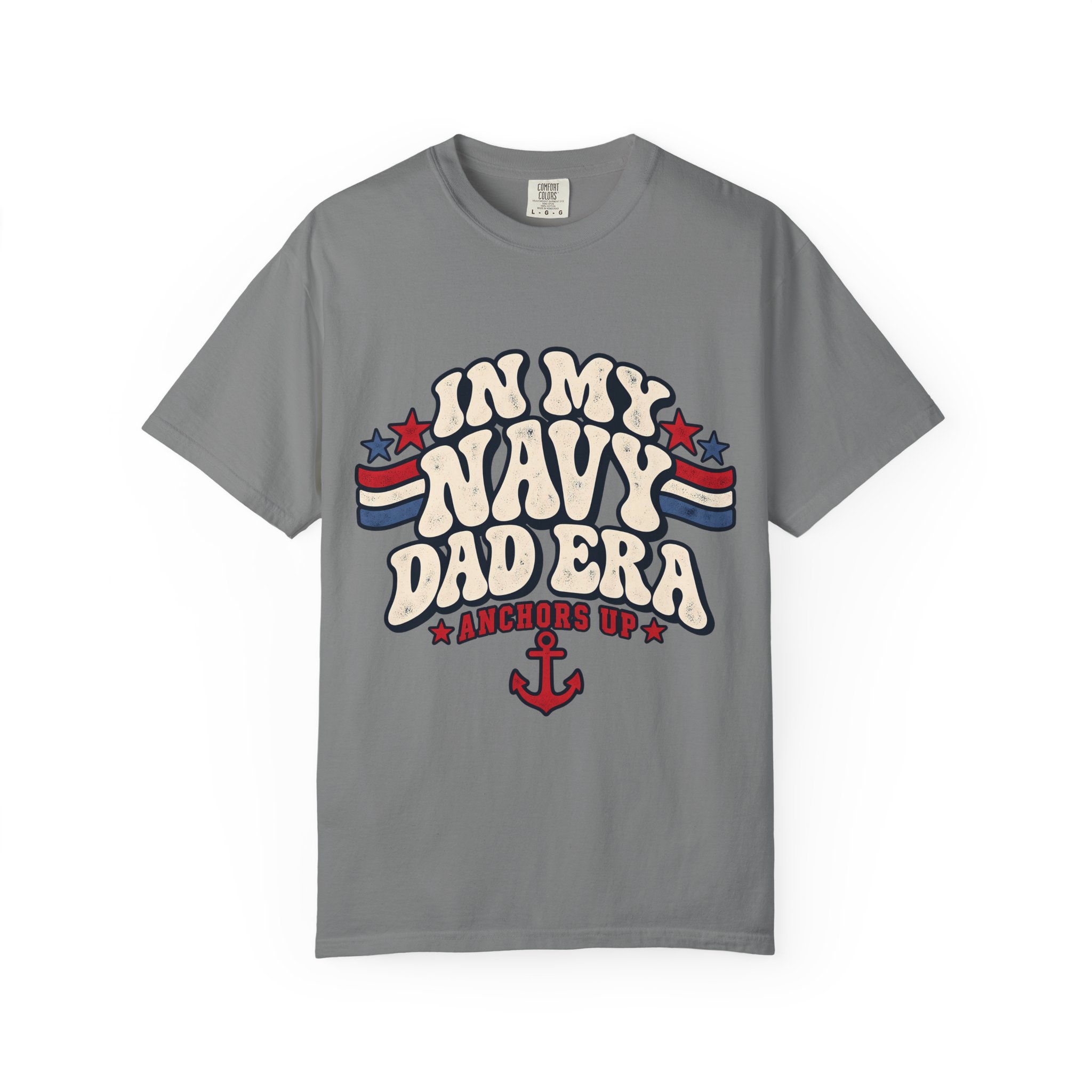 In My Navy Dad Era Comfort Colors Tee - Image 11
