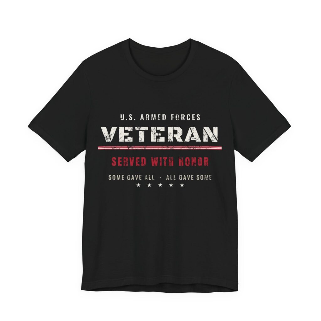 Veteran Served With Honor Soft Cotton Tee