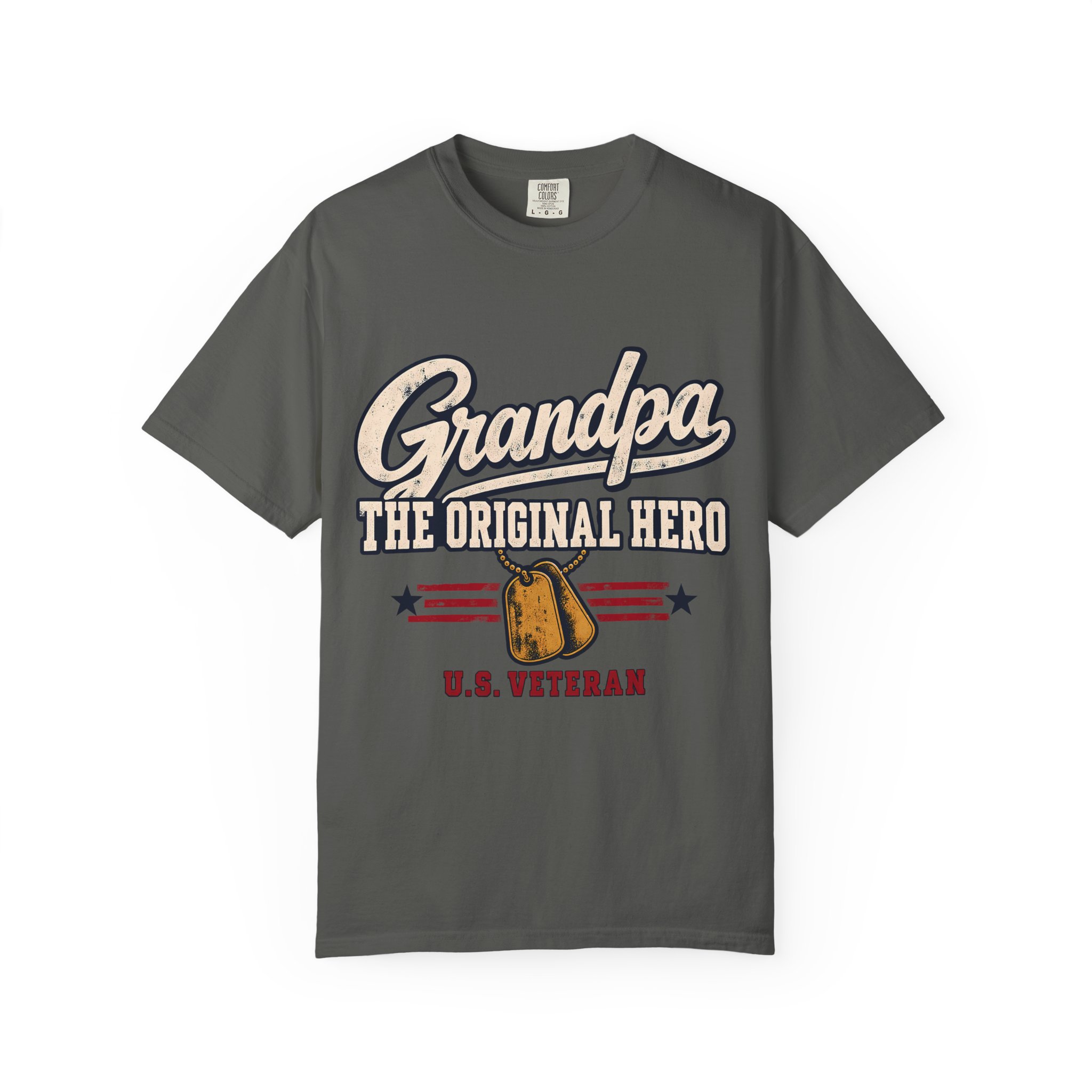 Grandpa, The Original Hero Comfort Colors Tee - Image 7