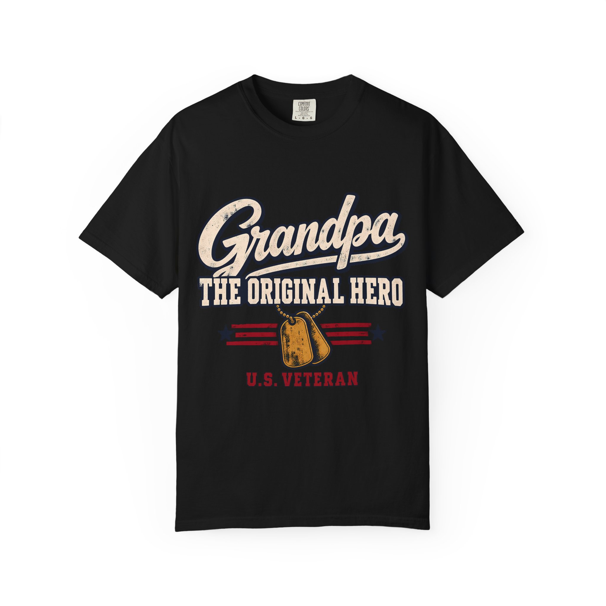 Grandpa, The Original Hero Comfort Colors Tee - Image 6