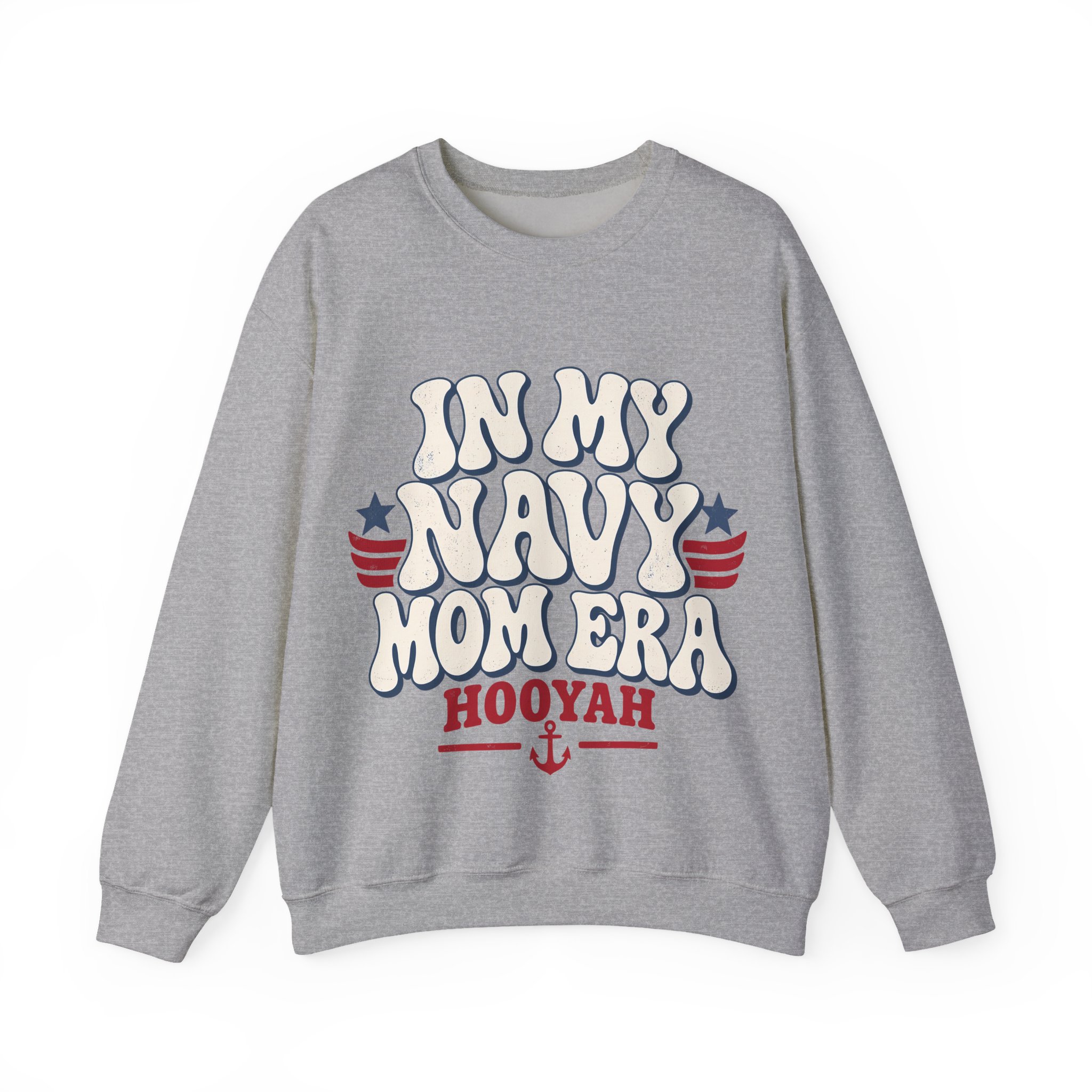 In My Navy Mom Era Crewneck Sweatshirt - Image 9