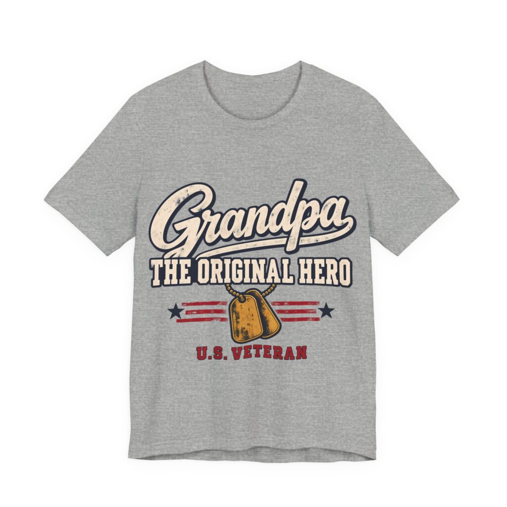 Grandpa, The Original Hero Soft Cotton Tee