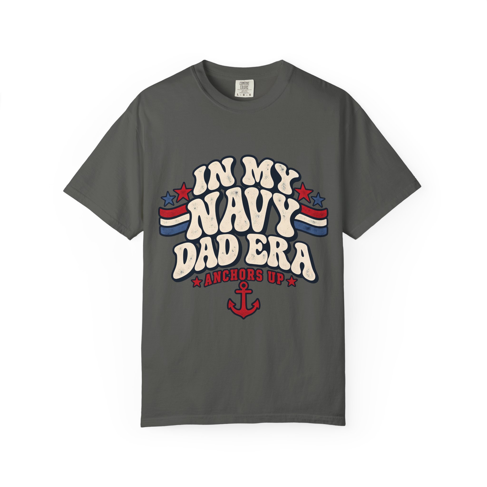 In My Navy Dad Era Comfort Colors Tee - Image 6