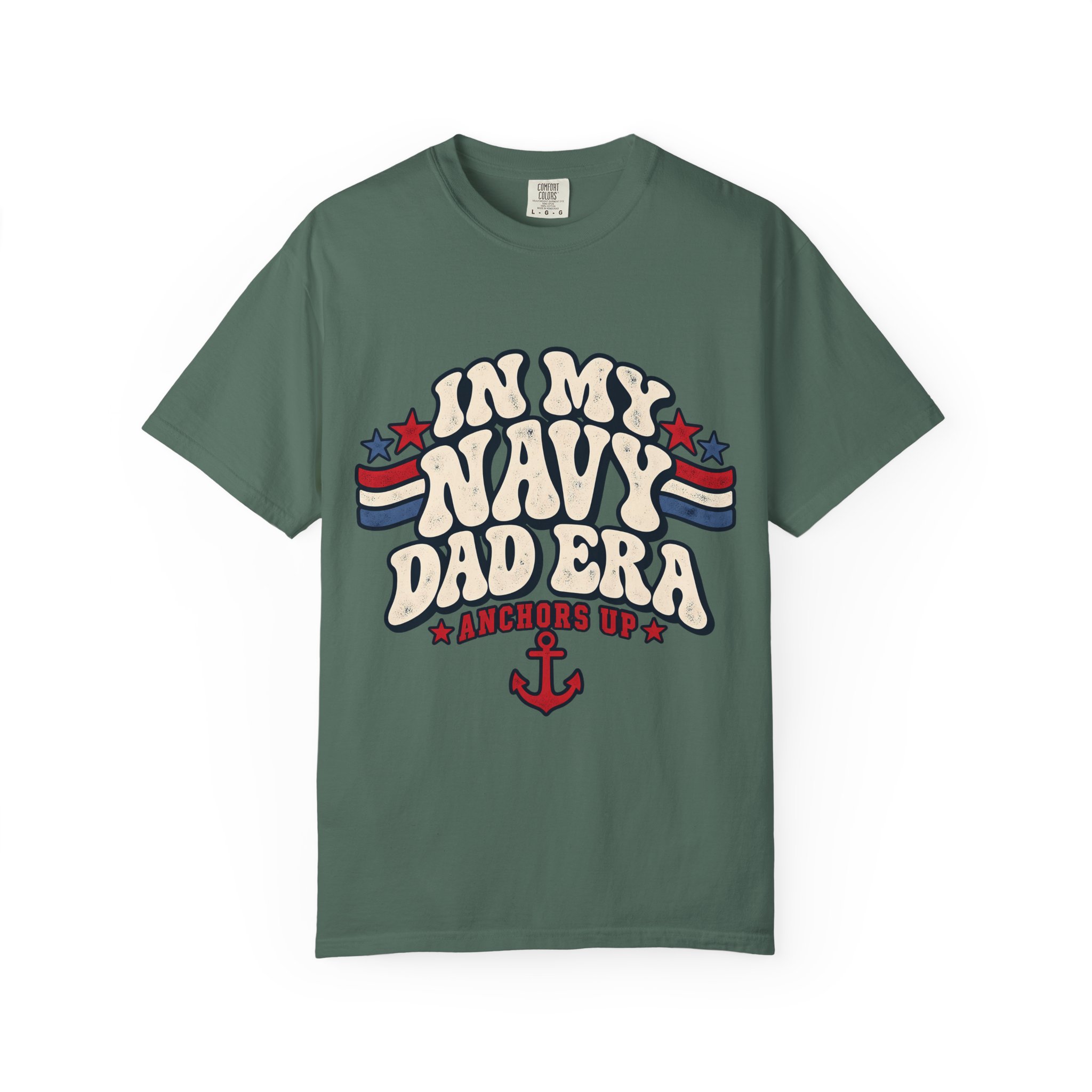 In My Navy Dad Era Comfort Colors Tee - Image 8