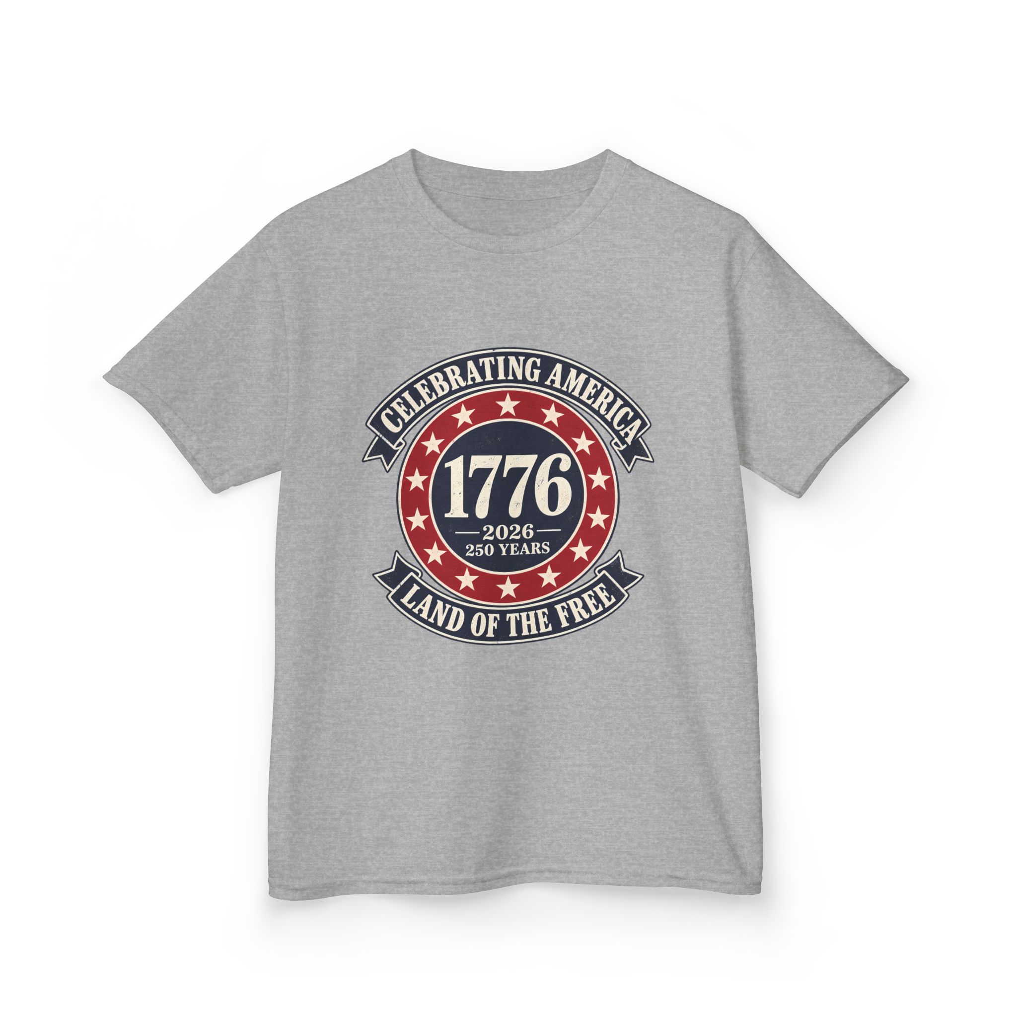 1776 to 2026, 250 Years of Freedom Kids Tee - Image 7