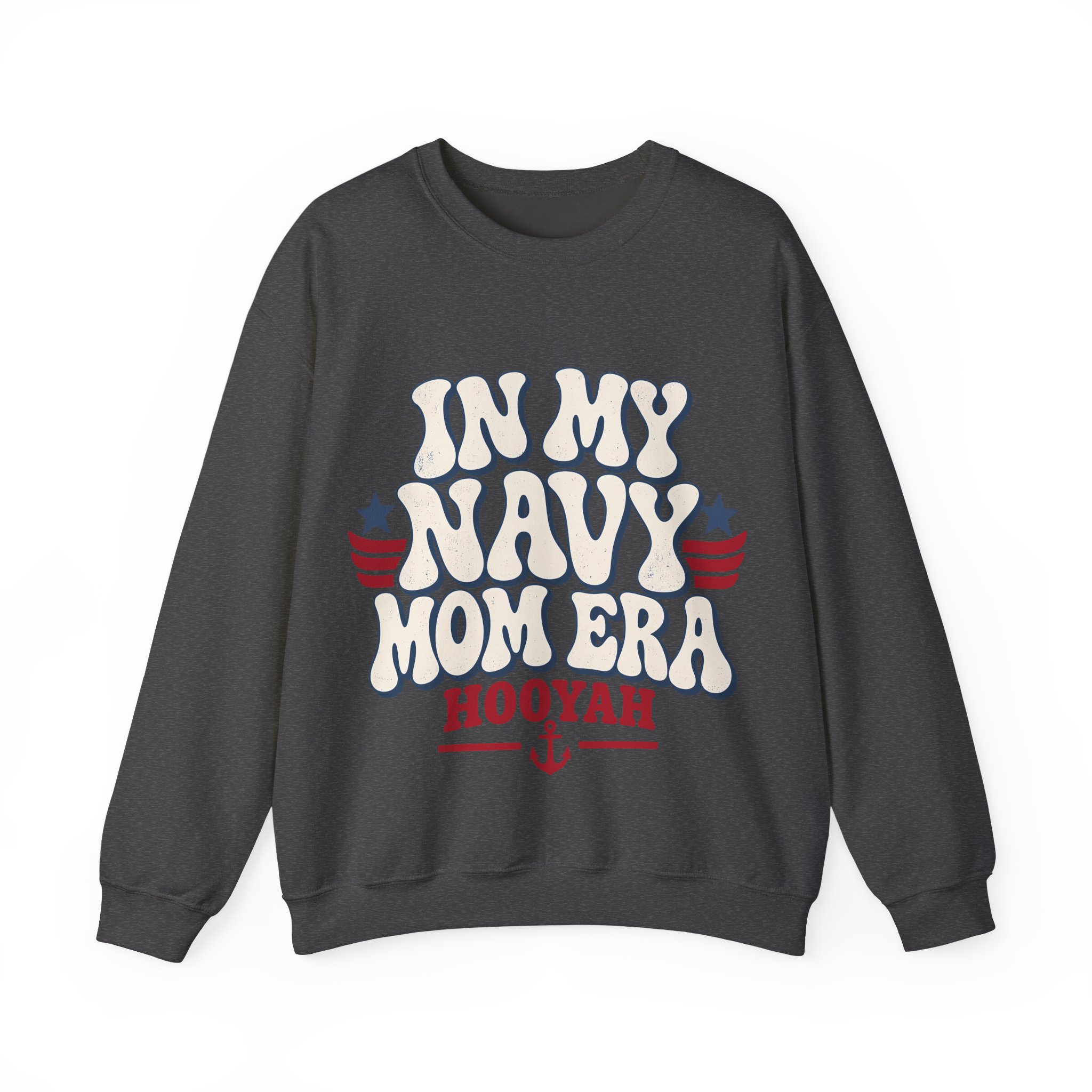 In My Navy Mom Era Crewneck Sweatshirt - Image 6