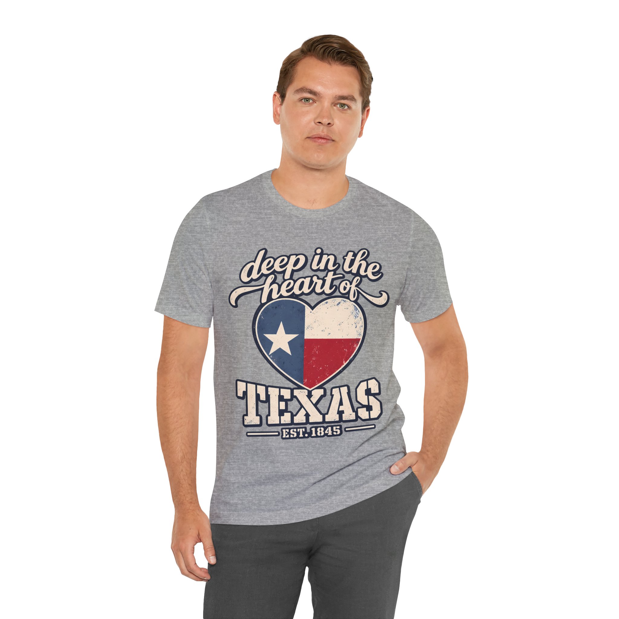 Deep in the Heart of Texas Soft Cotton Tee - Image 2