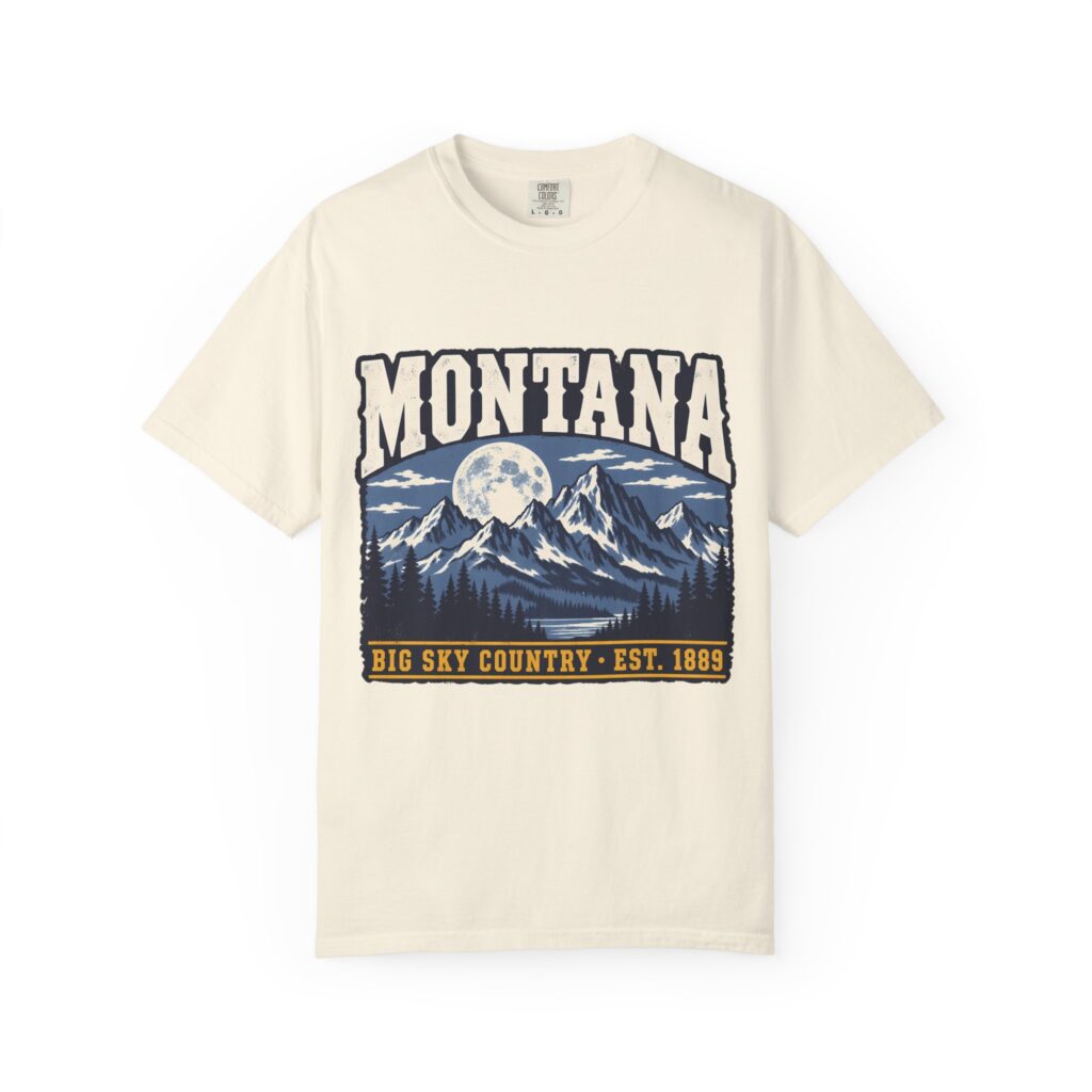 Montana Big Sky Country Comfort Colors Tee