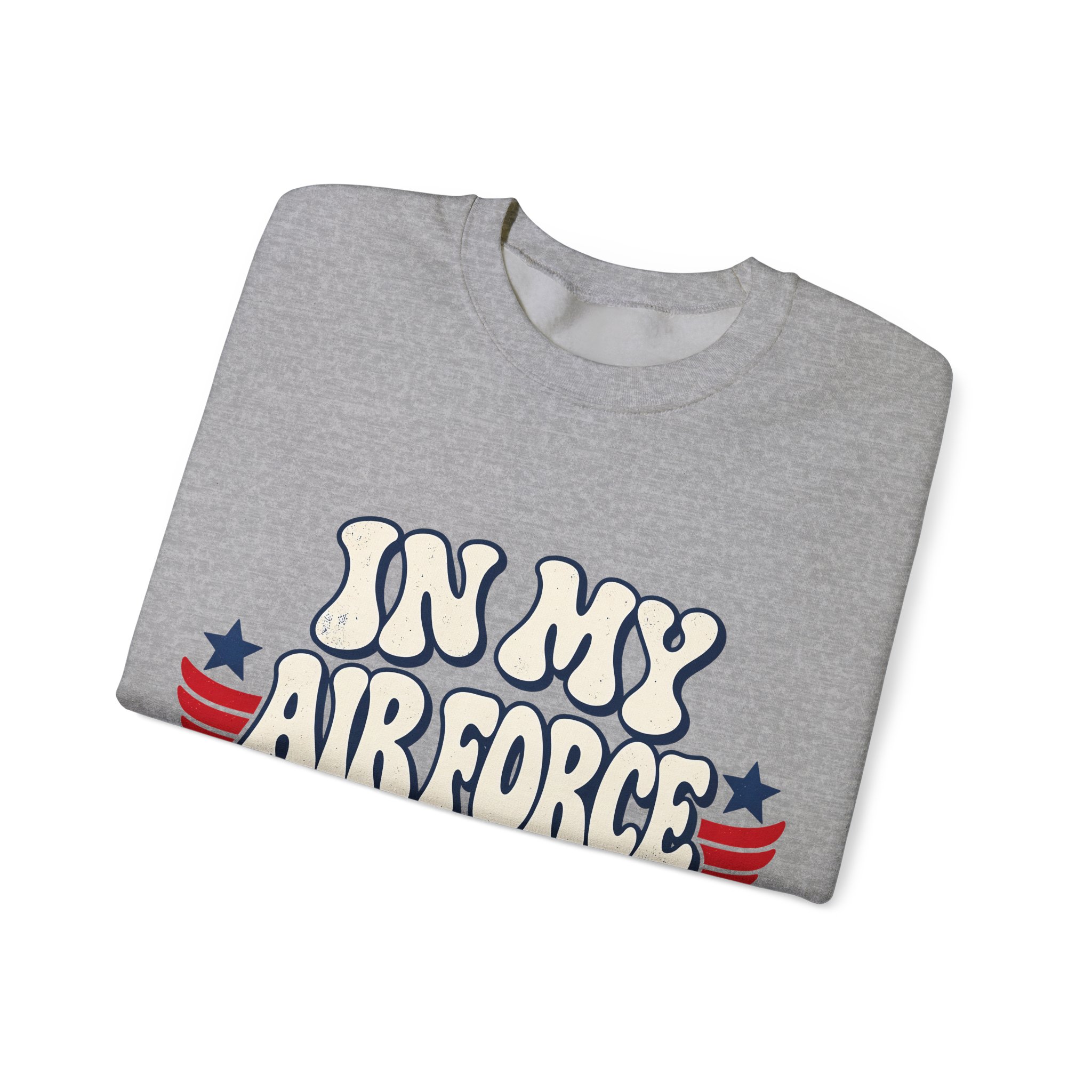 In My Air Force Mom Era Crewneck Sweatshirt - Image 4