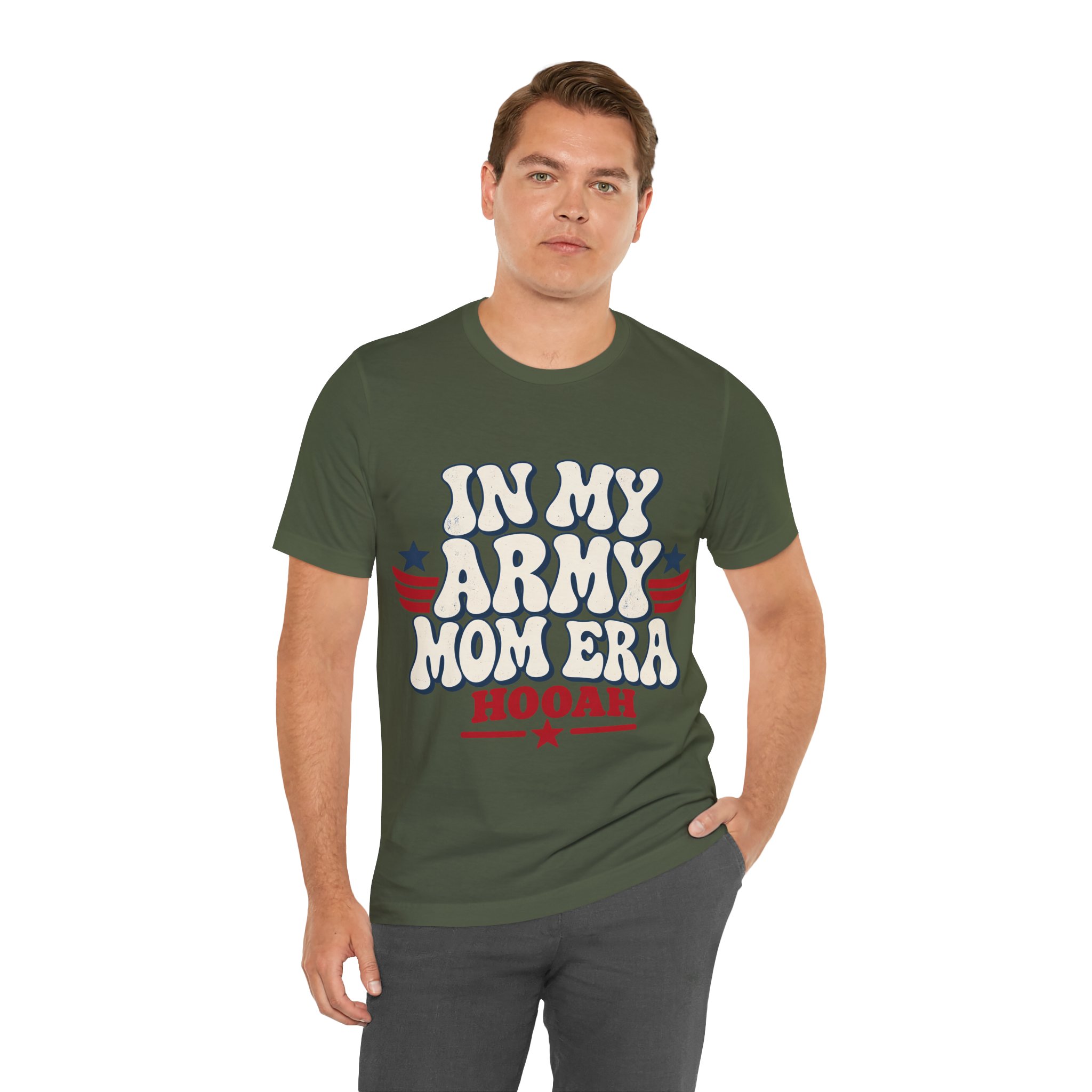 In My Army Mom Era Soft Cotton Tee - Image 3