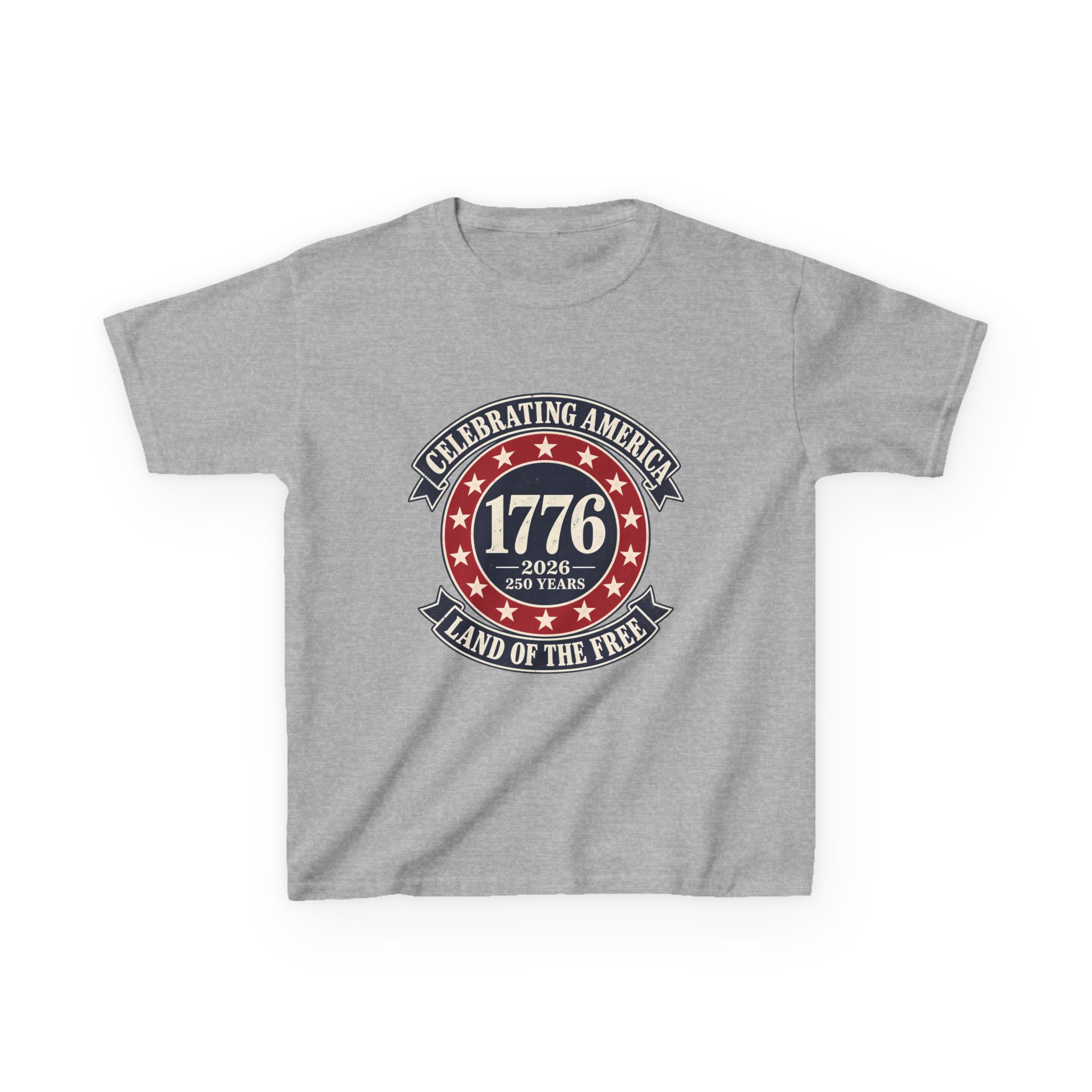 1776 to 2026, 250 Years of Freedom Kids Tee - Image 5