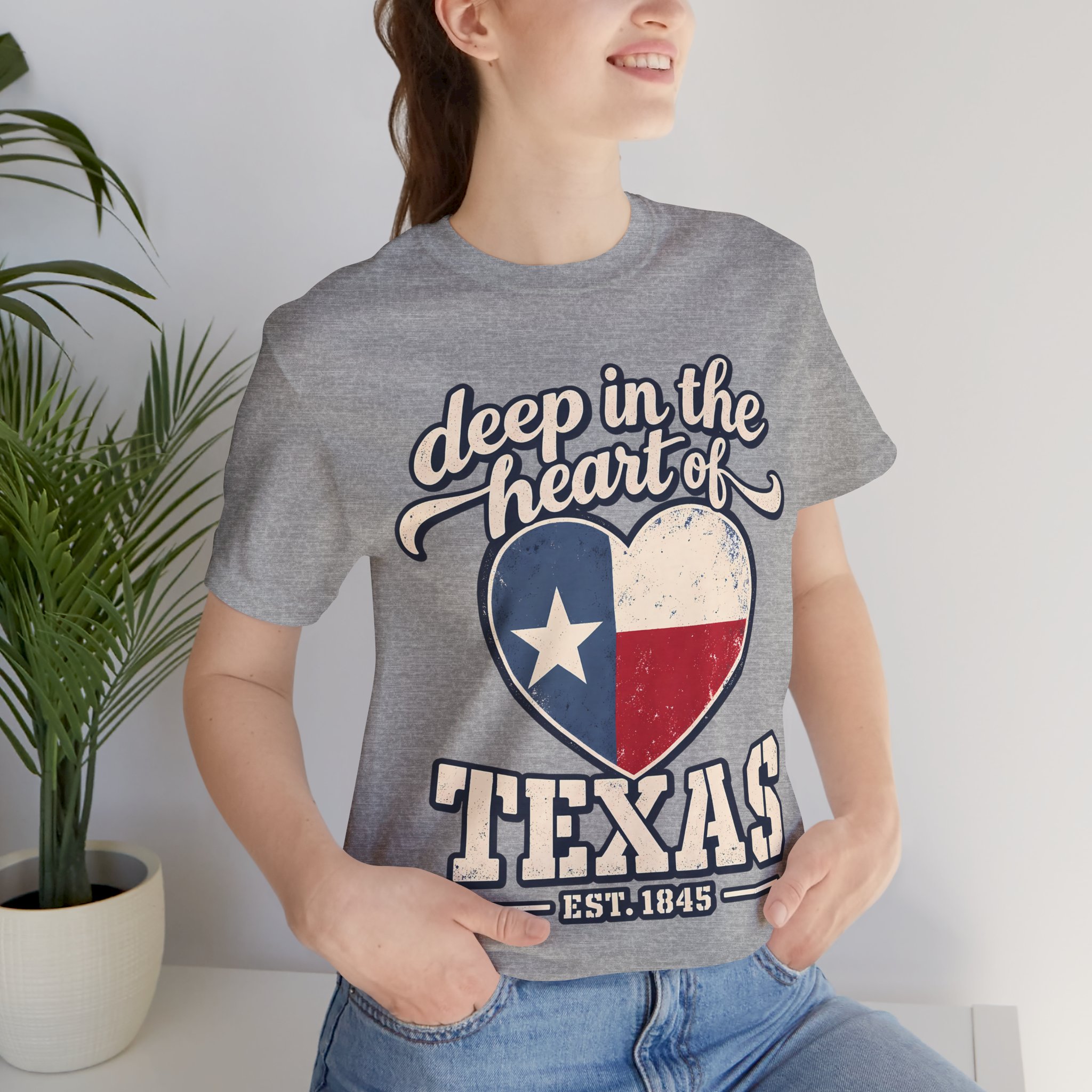 Deep in the Heart of Texas Soft Cotton Tee - Image 12