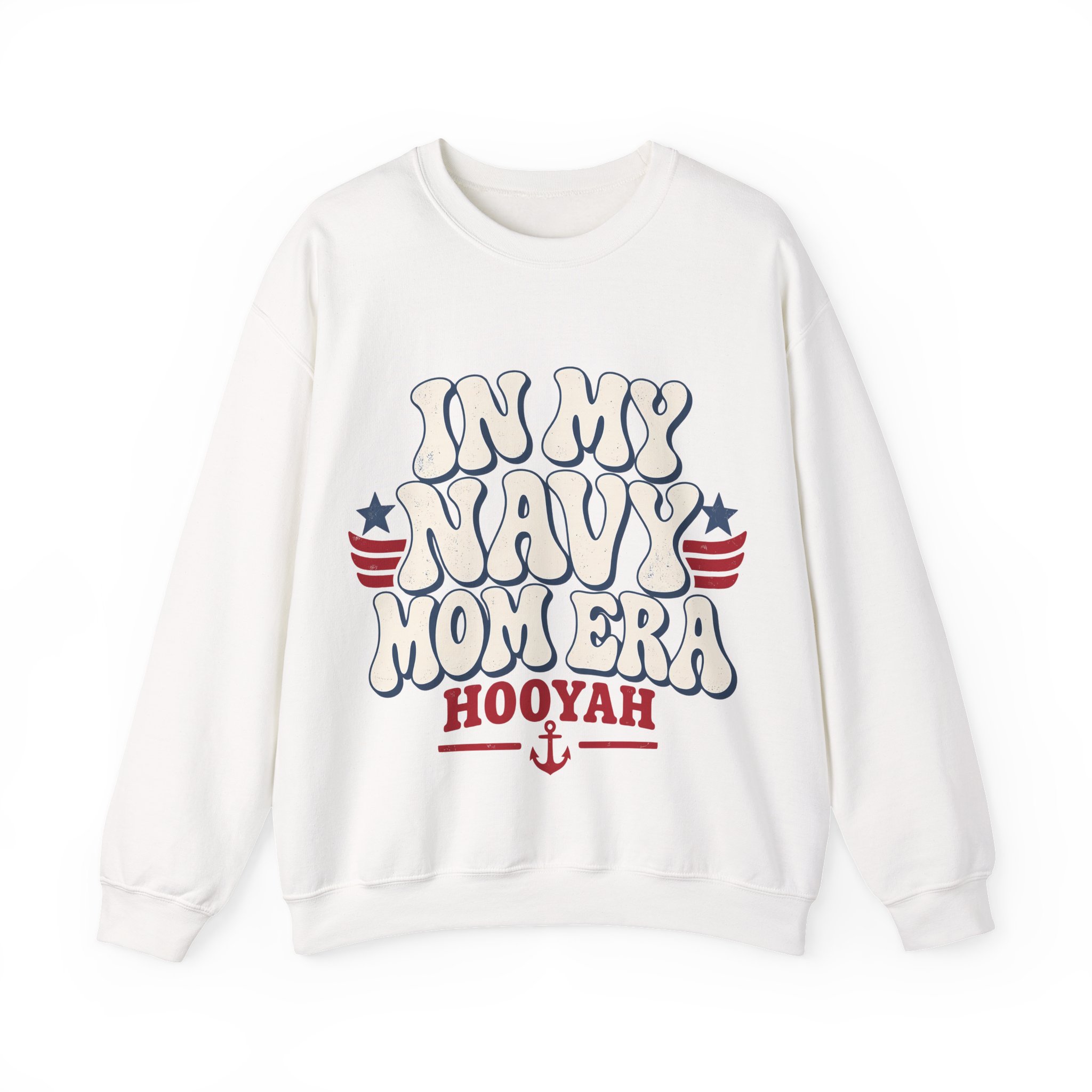 In My Navy Mom Era Crewneck Sweatshirt - Image 10