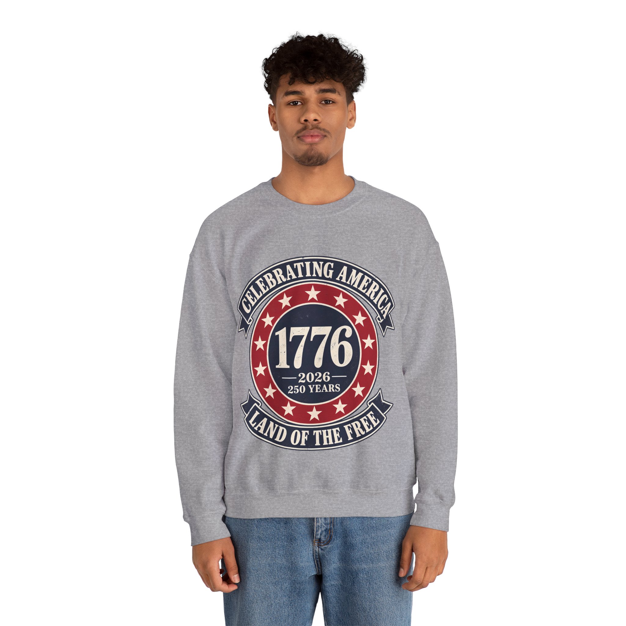 1776 to 2026, 250 Years of Freedom Crewneck Sweatshirt - Image 2