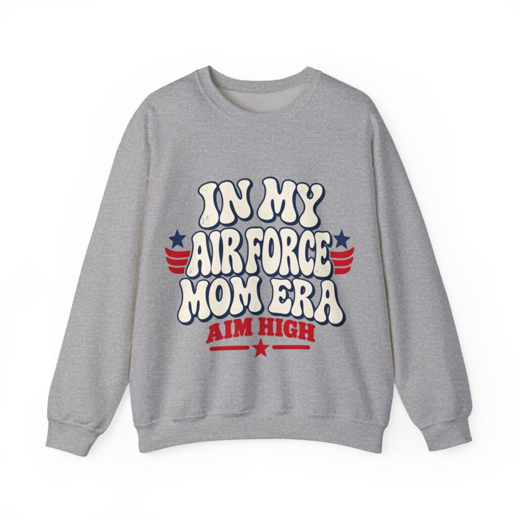 In My Air Force Mom Era Crewneck Sweatshirt