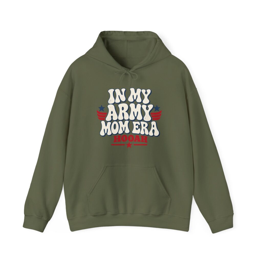 In My Army Mom Era Hoodie