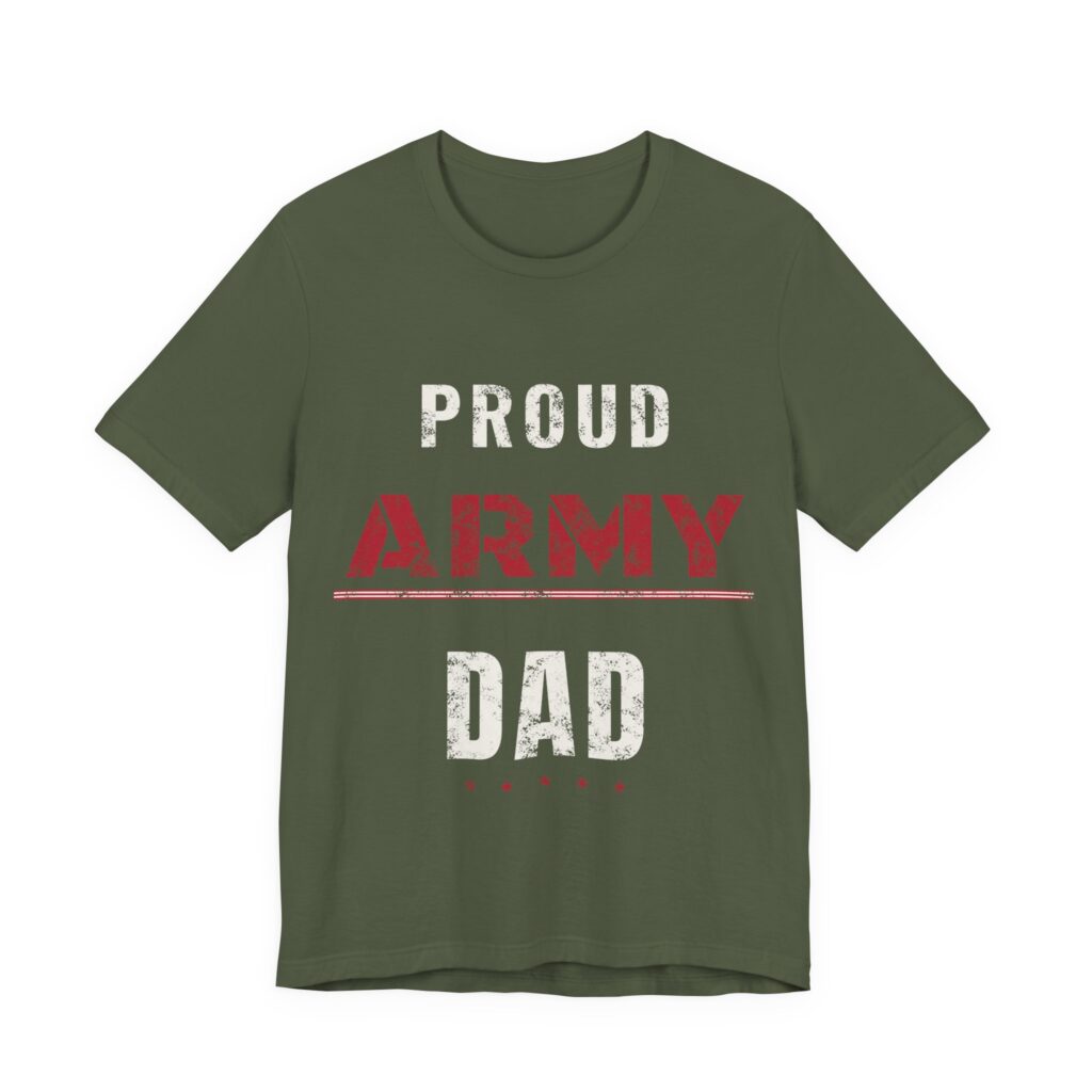 Proud Army Dad Soft Cotton Tee