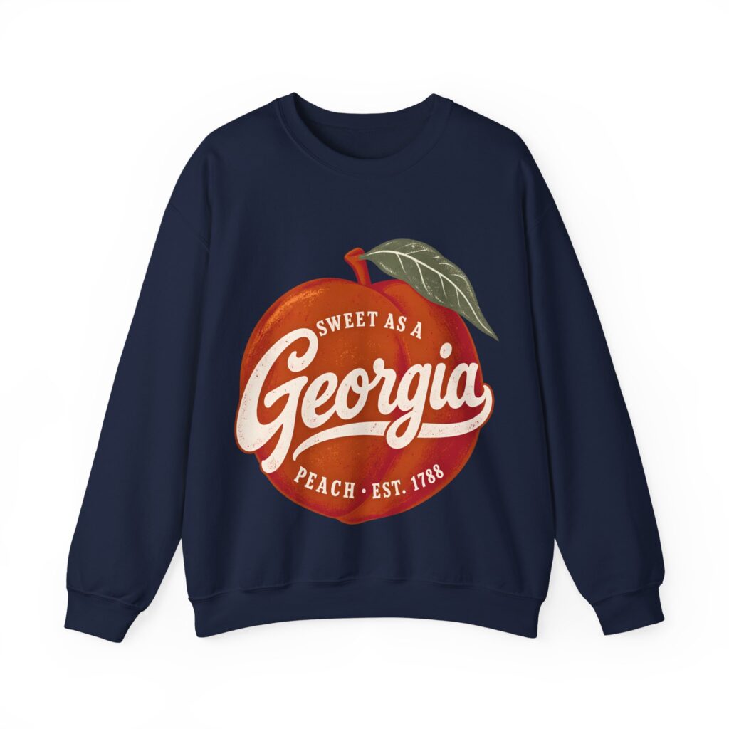 Sweet as a Georgia Peach Crewneck Sweatshirt