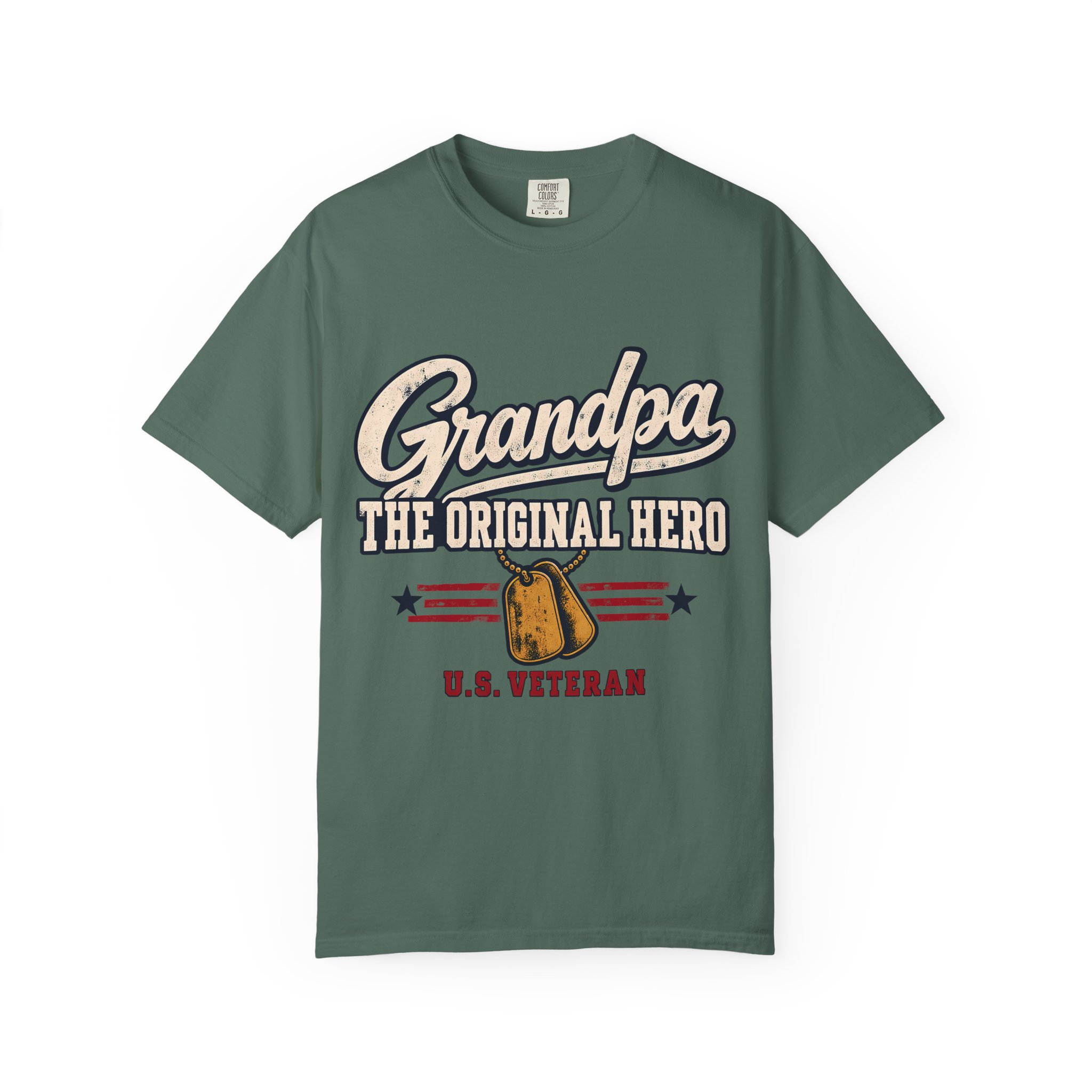 Grandpa, The Original Hero Comfort Colors Tee - Image 8