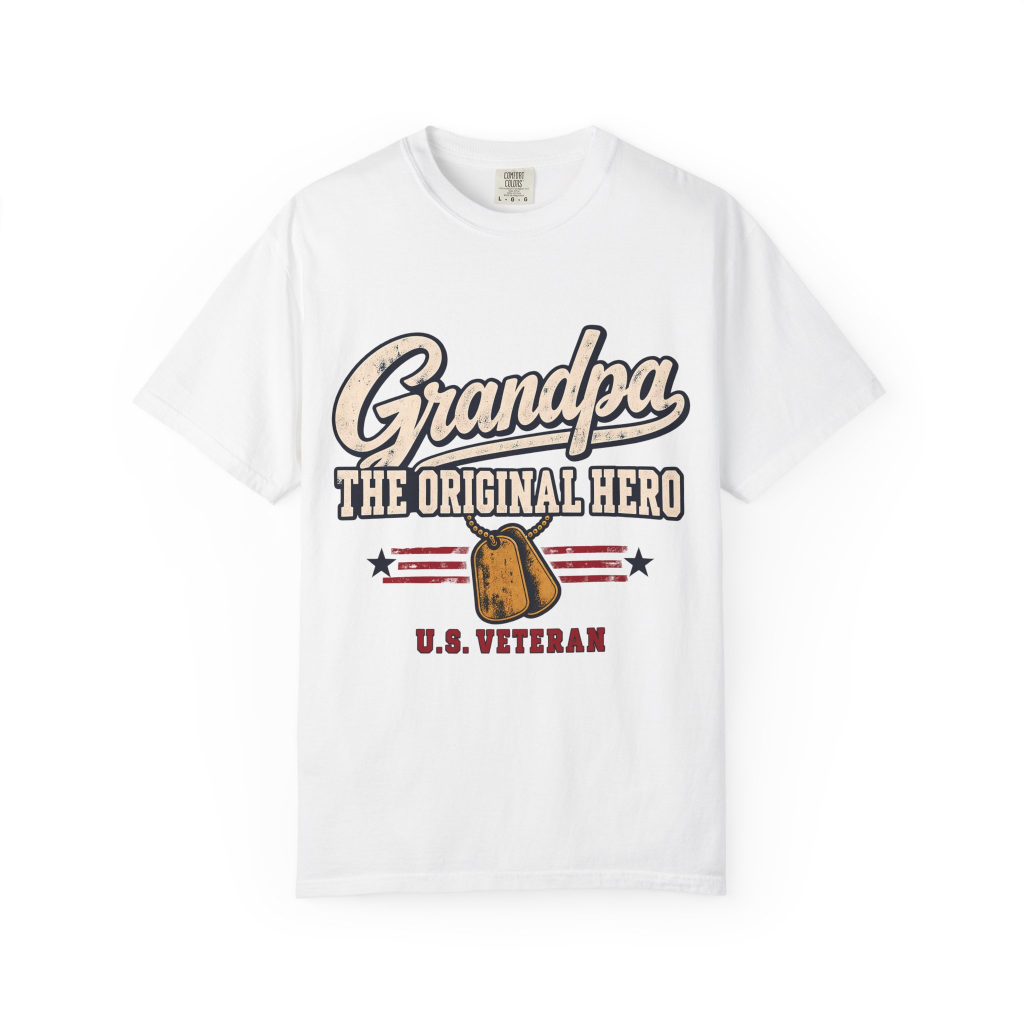 Grandpa, The Original Hero Comfort Colors Tee - Image 10