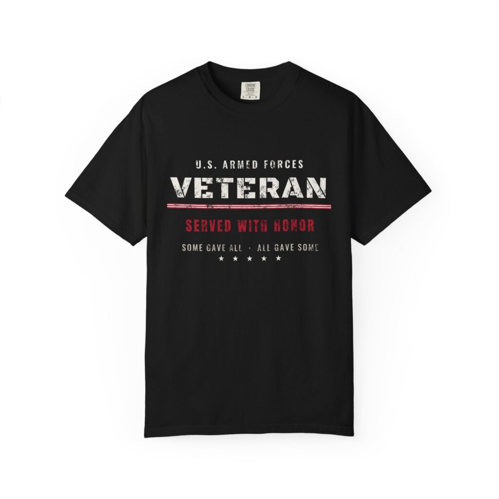 Veteran Served With Honor Comfort Colors Tee