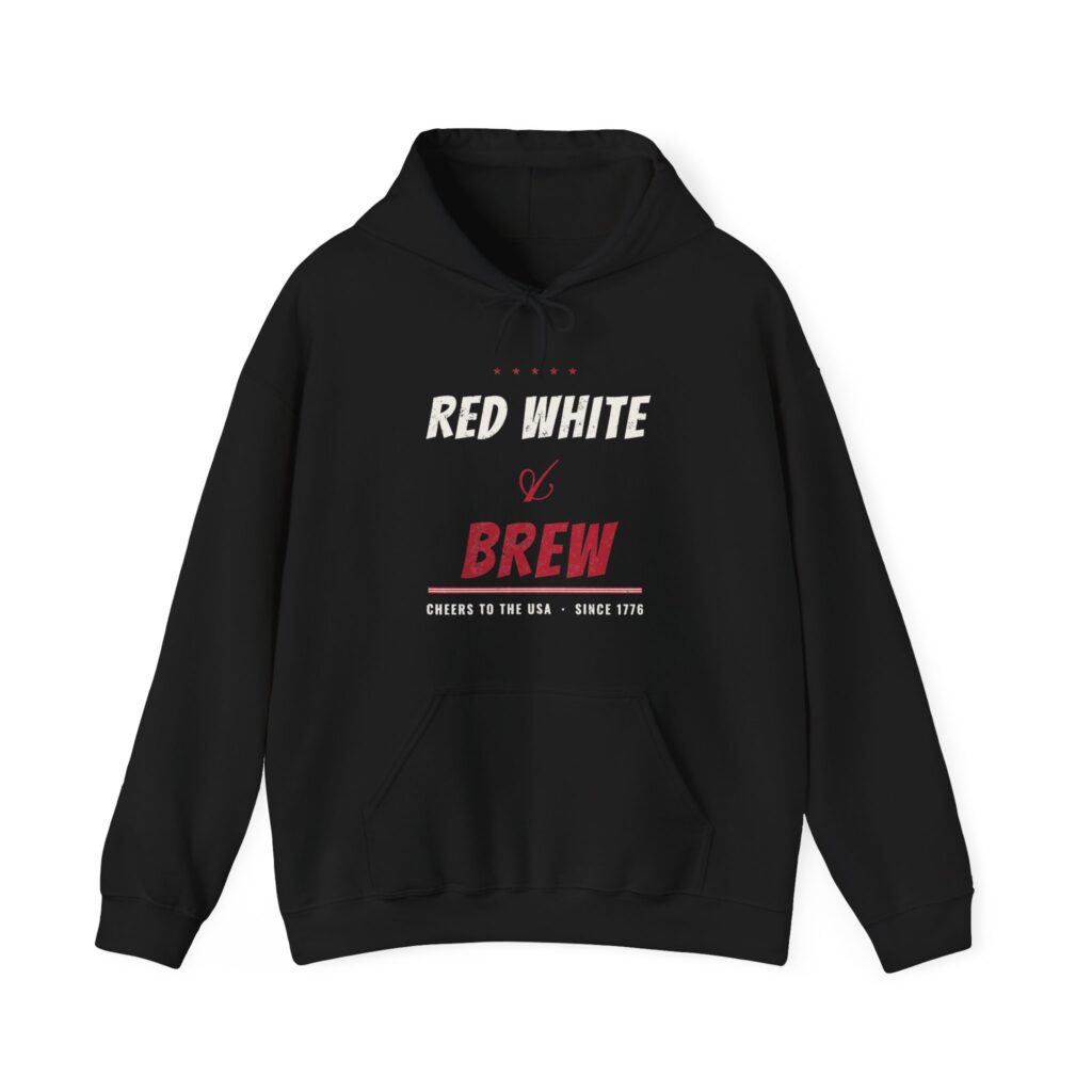 Red White and Brew Hoodie