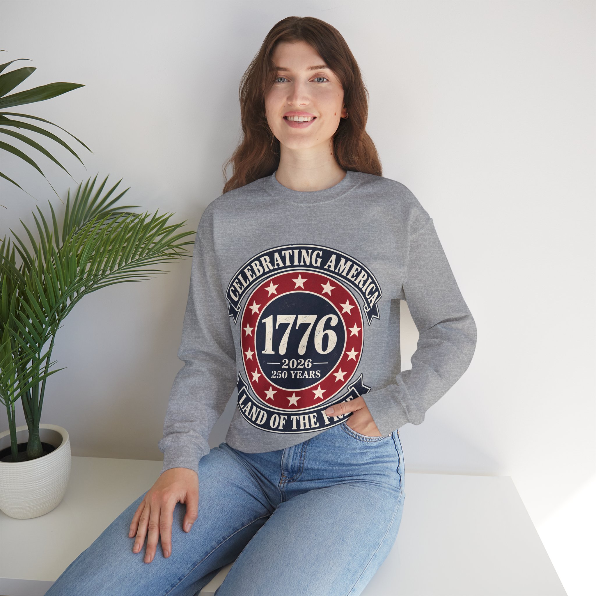 1776 to 2026, 250 Years of Freedom Crewneck Sweatshirt - Image 3