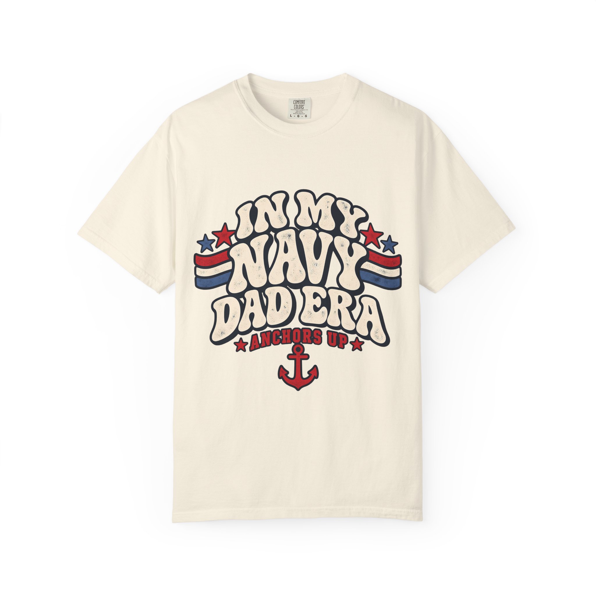 In My Navy Dad Era Comfort Colors Tee - Image 9