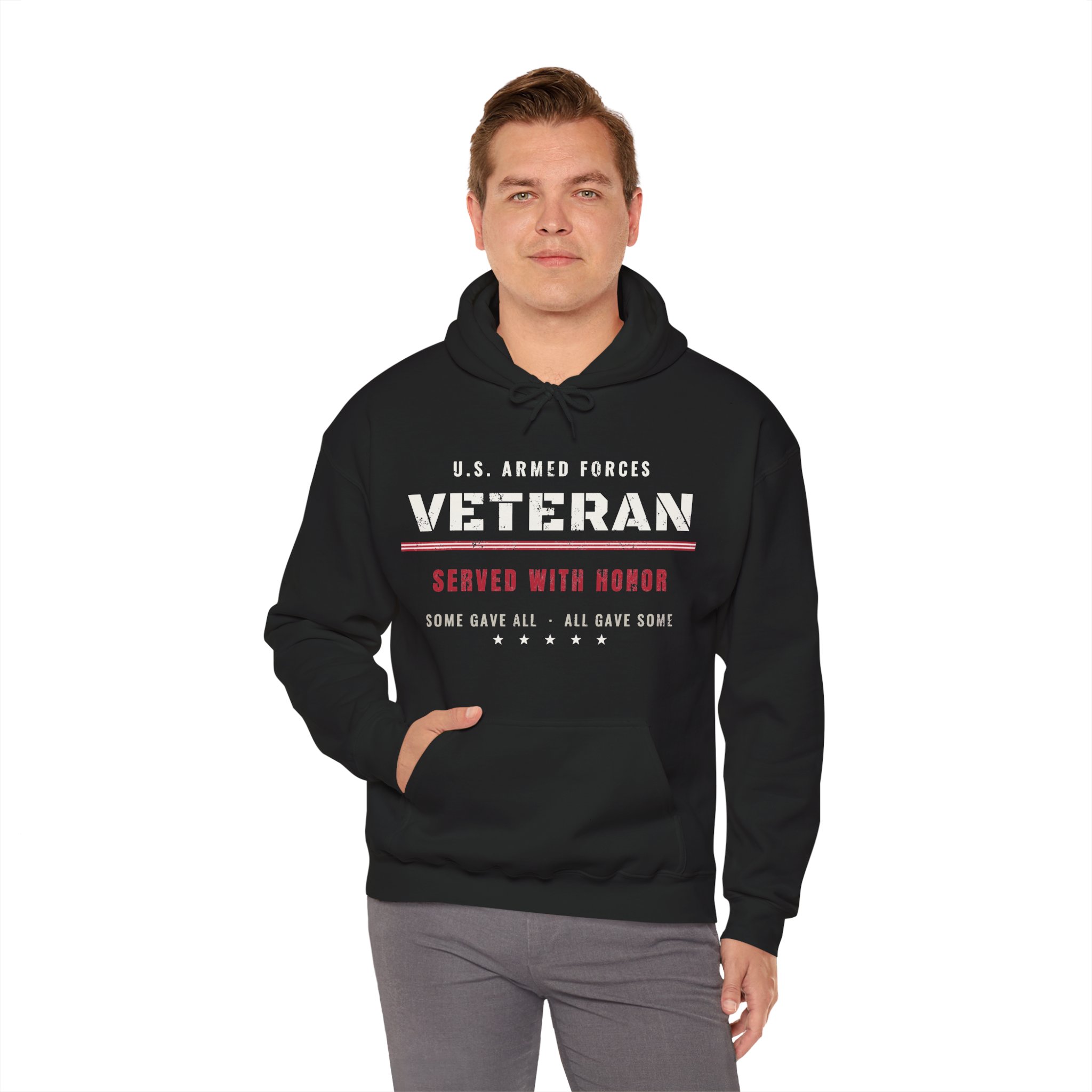 Veteran Served With Honor Hoodie - Image 2