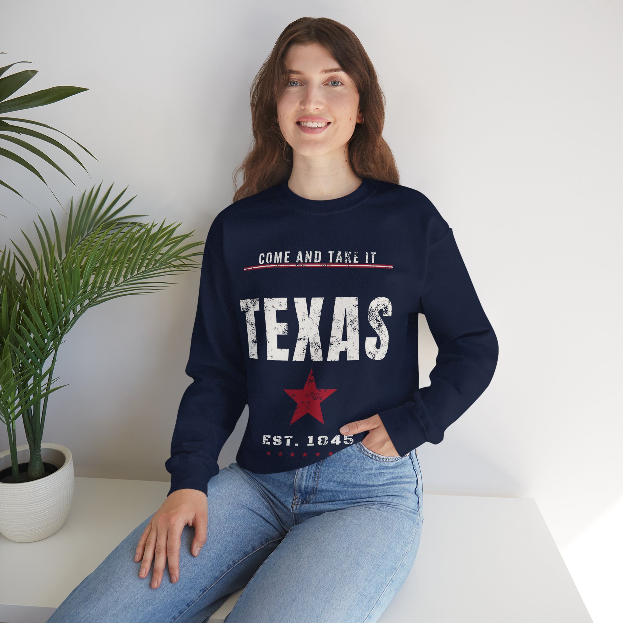 Texas Come and Take It Crewneck Sweatshirt - Image 3