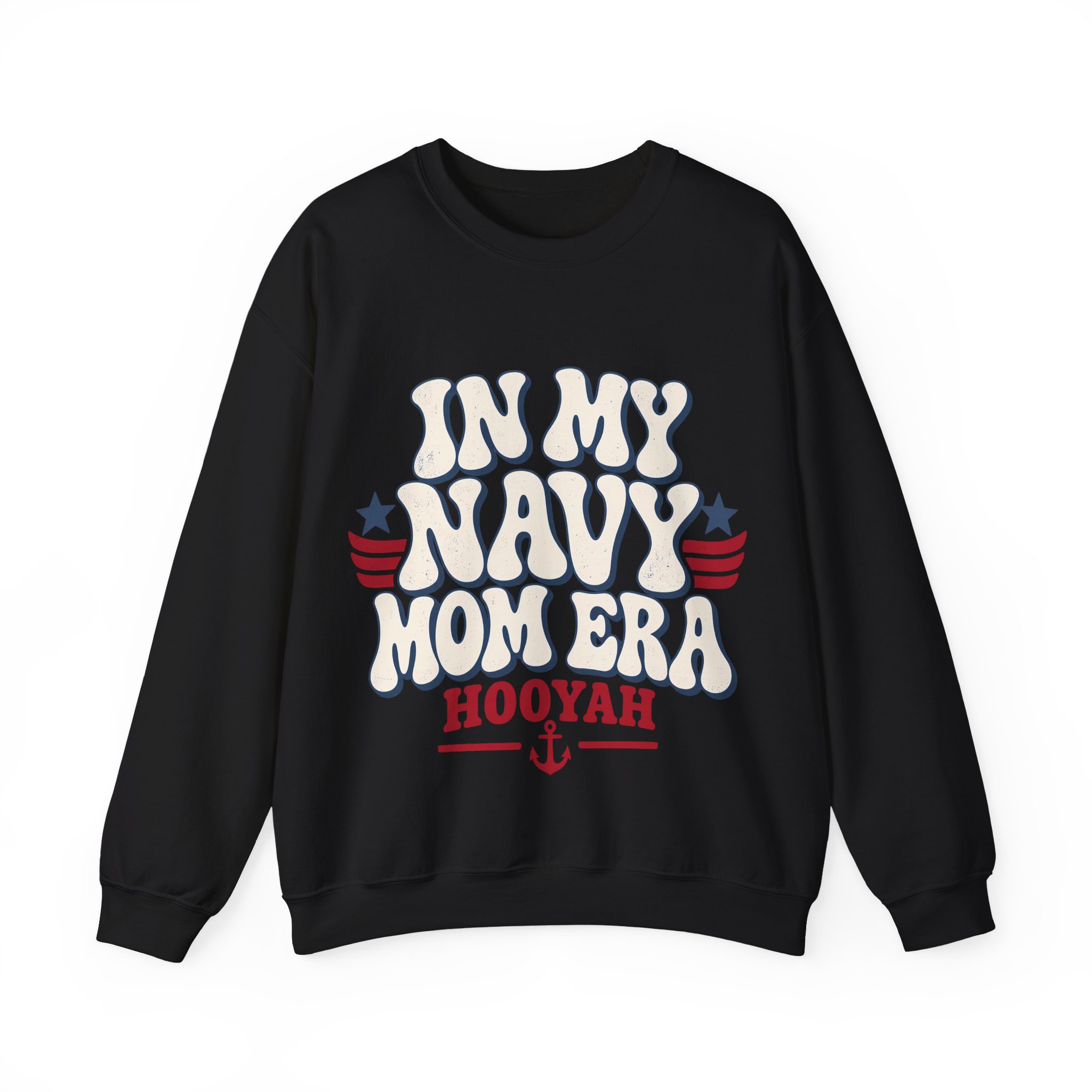 In My Navy Mom Era Crewneck Sweatshirt - Image 5
