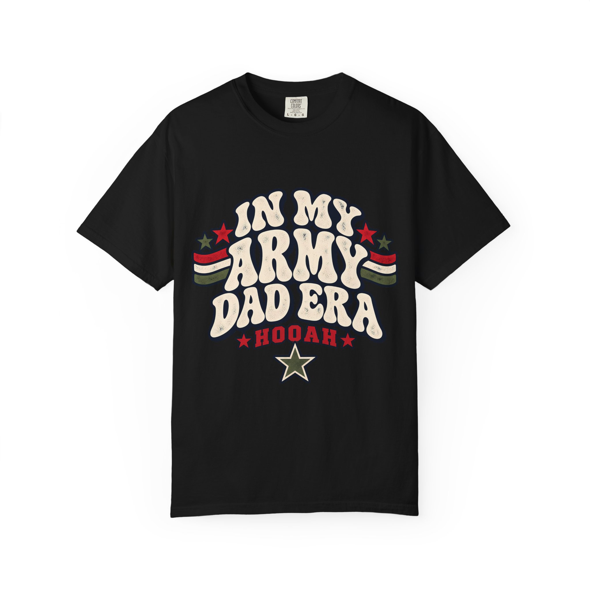 In My Army Dad Era Comfort Colors Tee - Image 5
