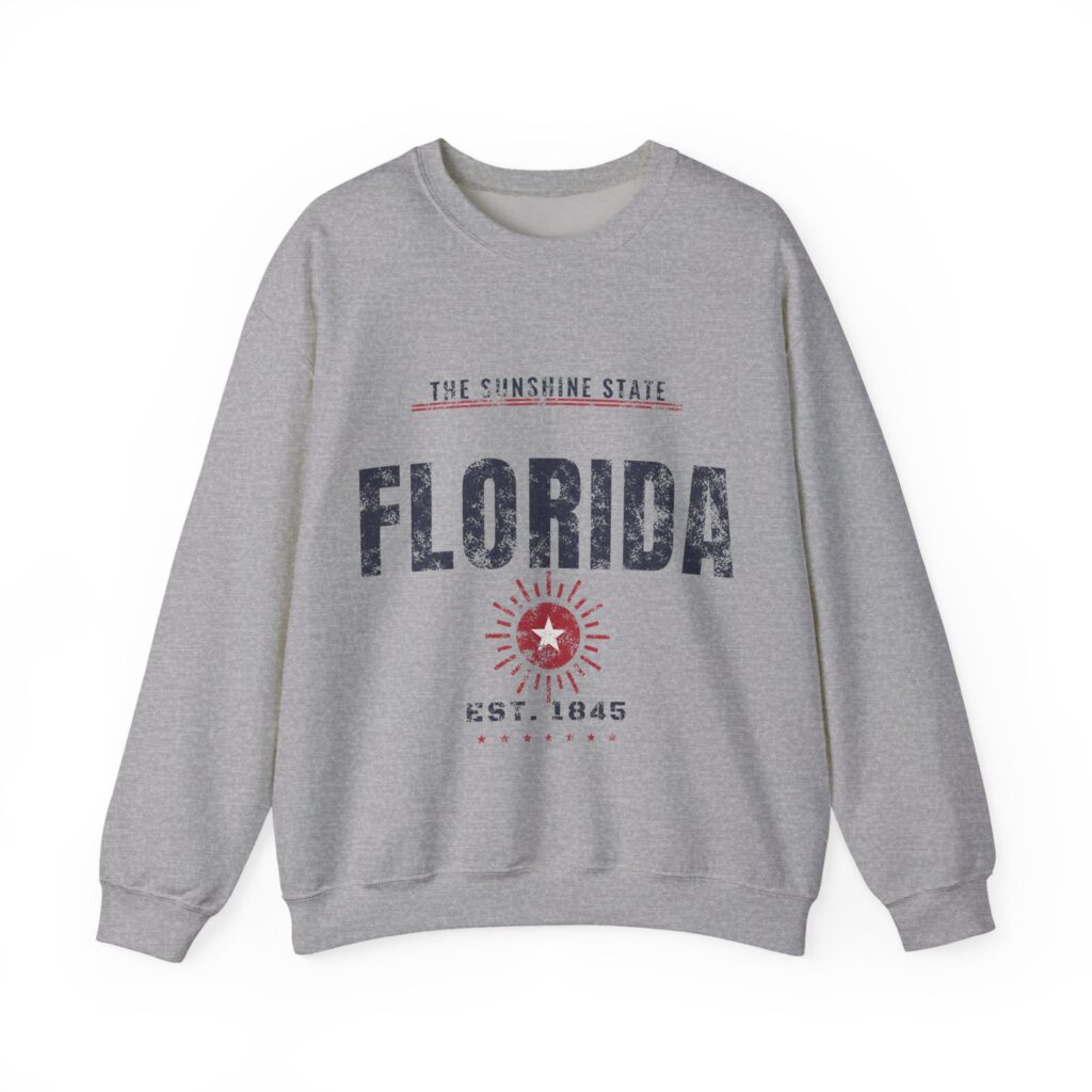Florida Sunshine State Crewneck Sweatshirt