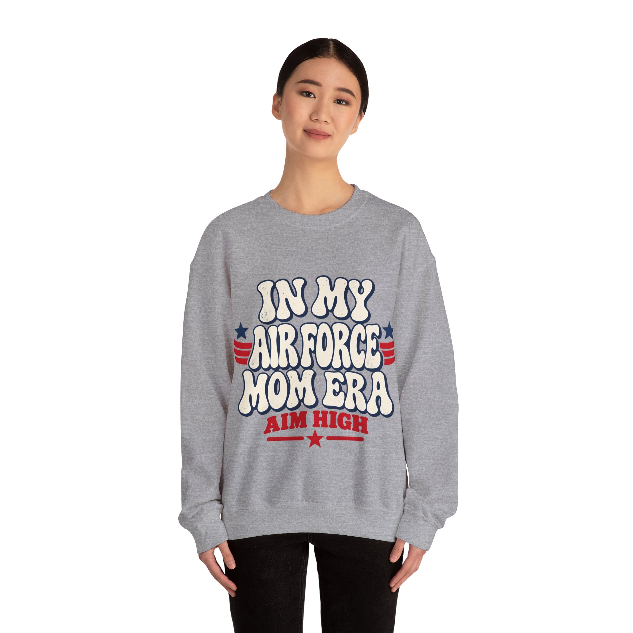 In My Air Force Mom Era Crewneck Sweatshirt - Image 12